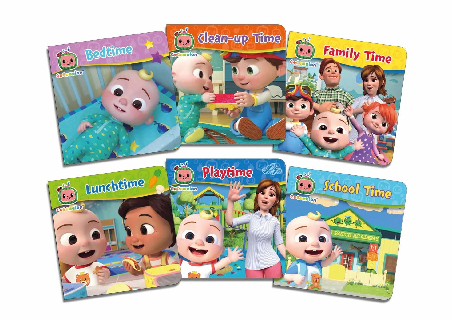 CoComelon Pocket Library: 6 little illustrated board books about JJ, his family and friends – perfect for pre-schoolers!