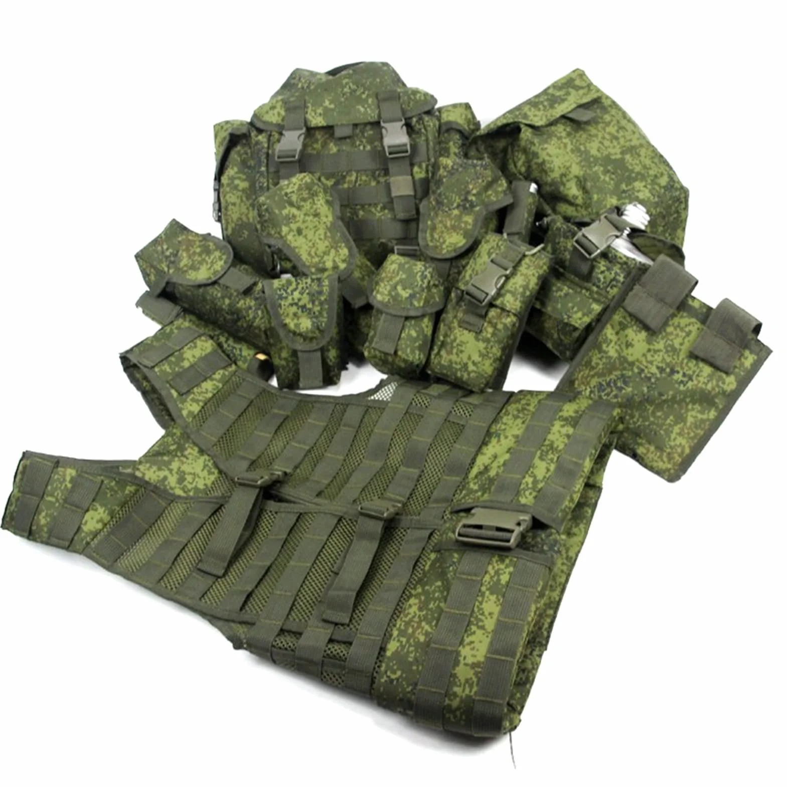 Kamizelka taktyczna Rosja Army Sprzęt bojowy Akcesoria MOLLE (kolor: 1 rękaw do szybkiego ciągnięcia)