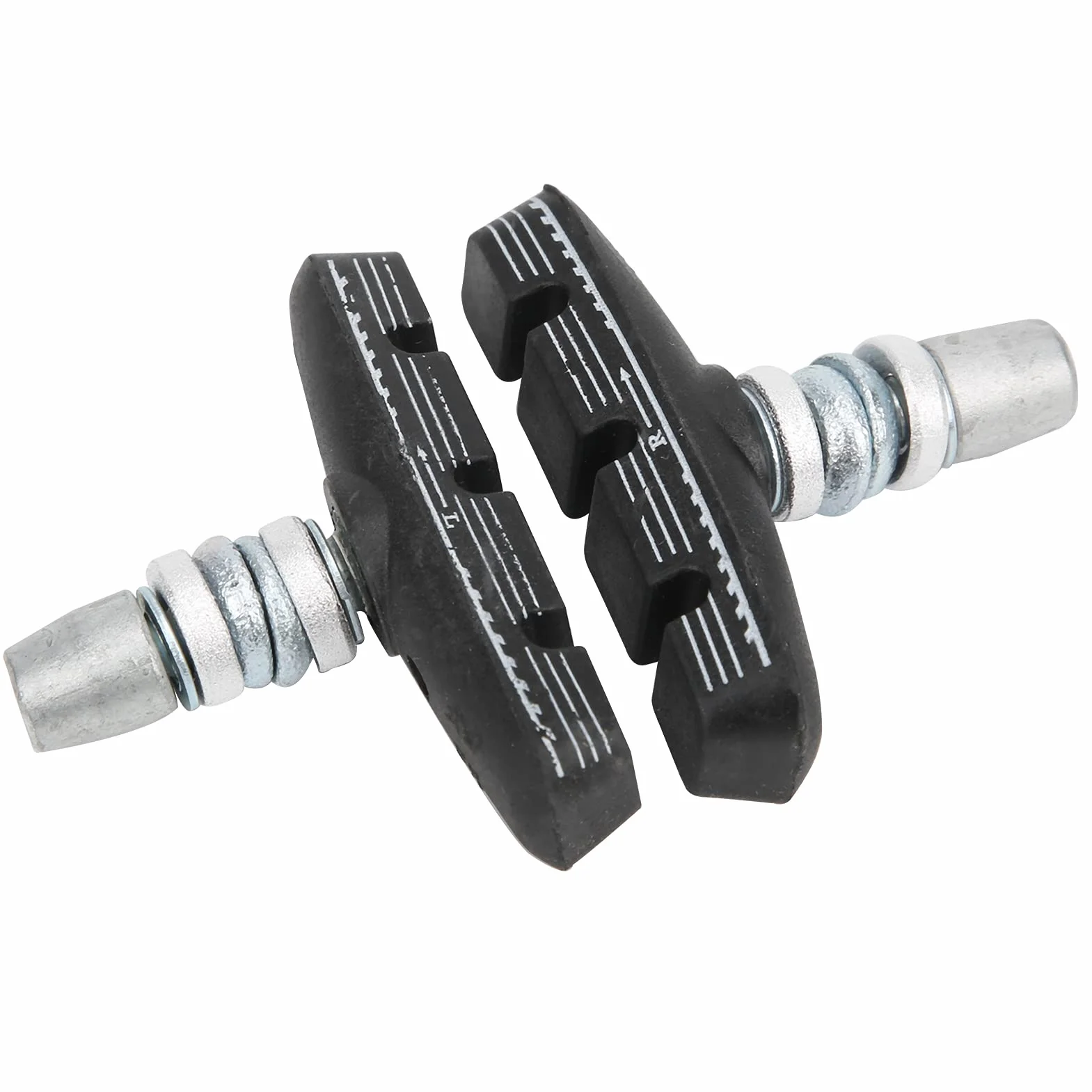 Klocki hamulcowe do roweru V-brake 55 mm składane gumowe z nakrętkami Dahon