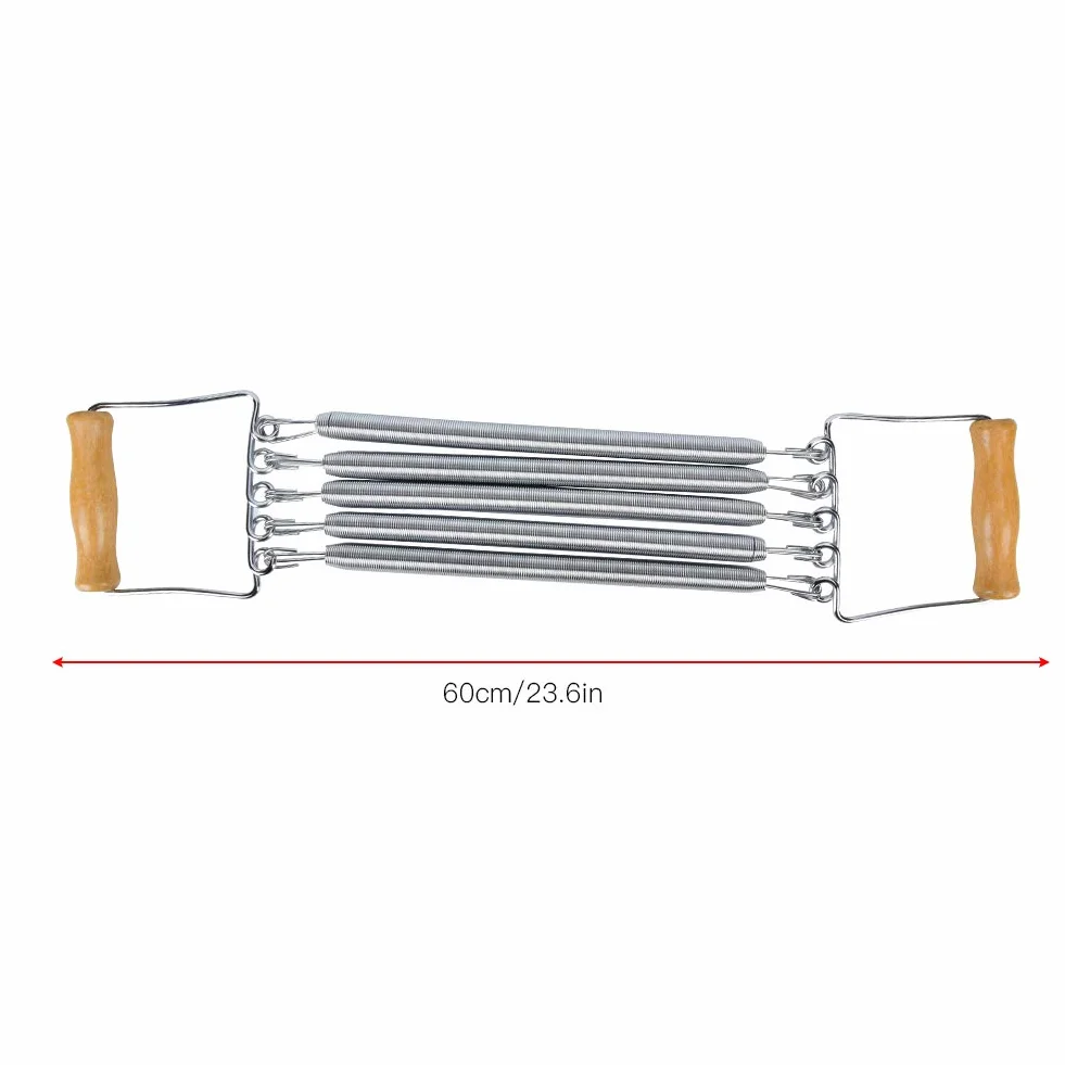 Ejoyous Fitness Spring Chest Expander, ręczna broń do chwytu pulower bar broń mięśniowa ćwiczenia z 5 sprężynami siła mostek sweter przenośny sprzęt do ćwiczeń, do domowej siłowni mięśni