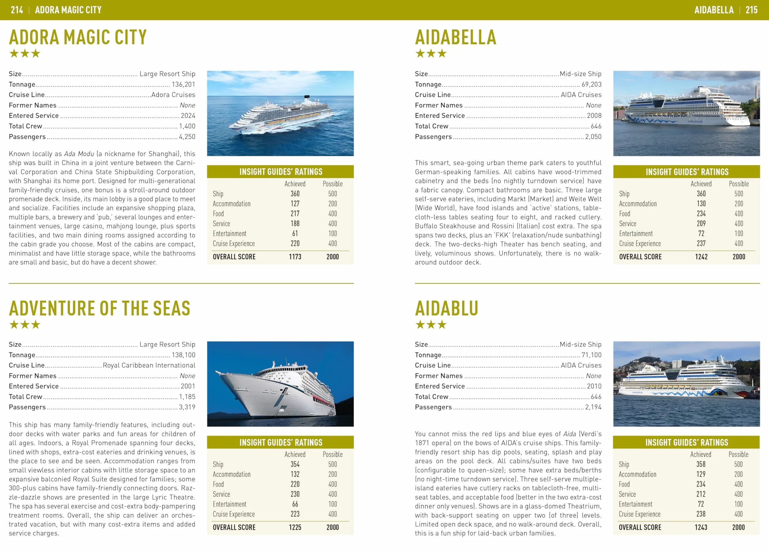 Insight Guides Cruising & Cruise Ships 2025: Cruise Guide with eBook