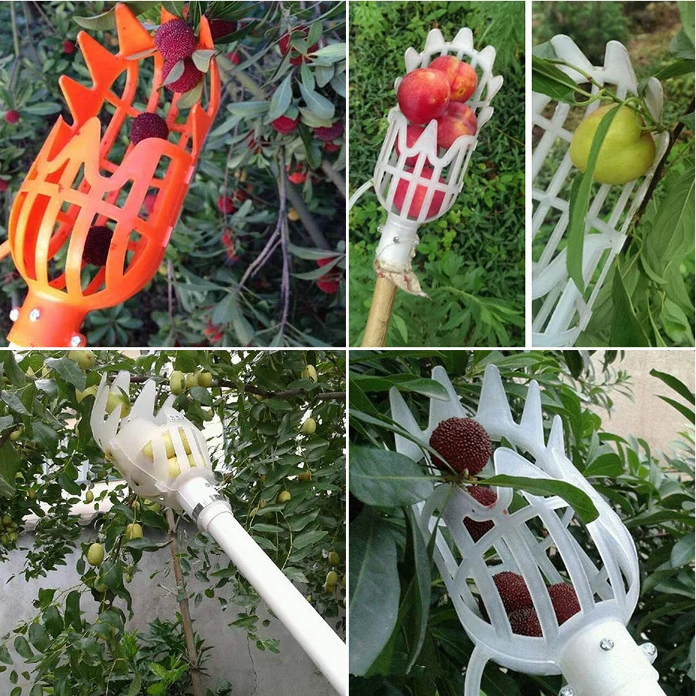 Kerta Picker do owoców plastikowy zbieraczek do owoców owoce kosz łapacz owoców narzędzie do zbierania owoców