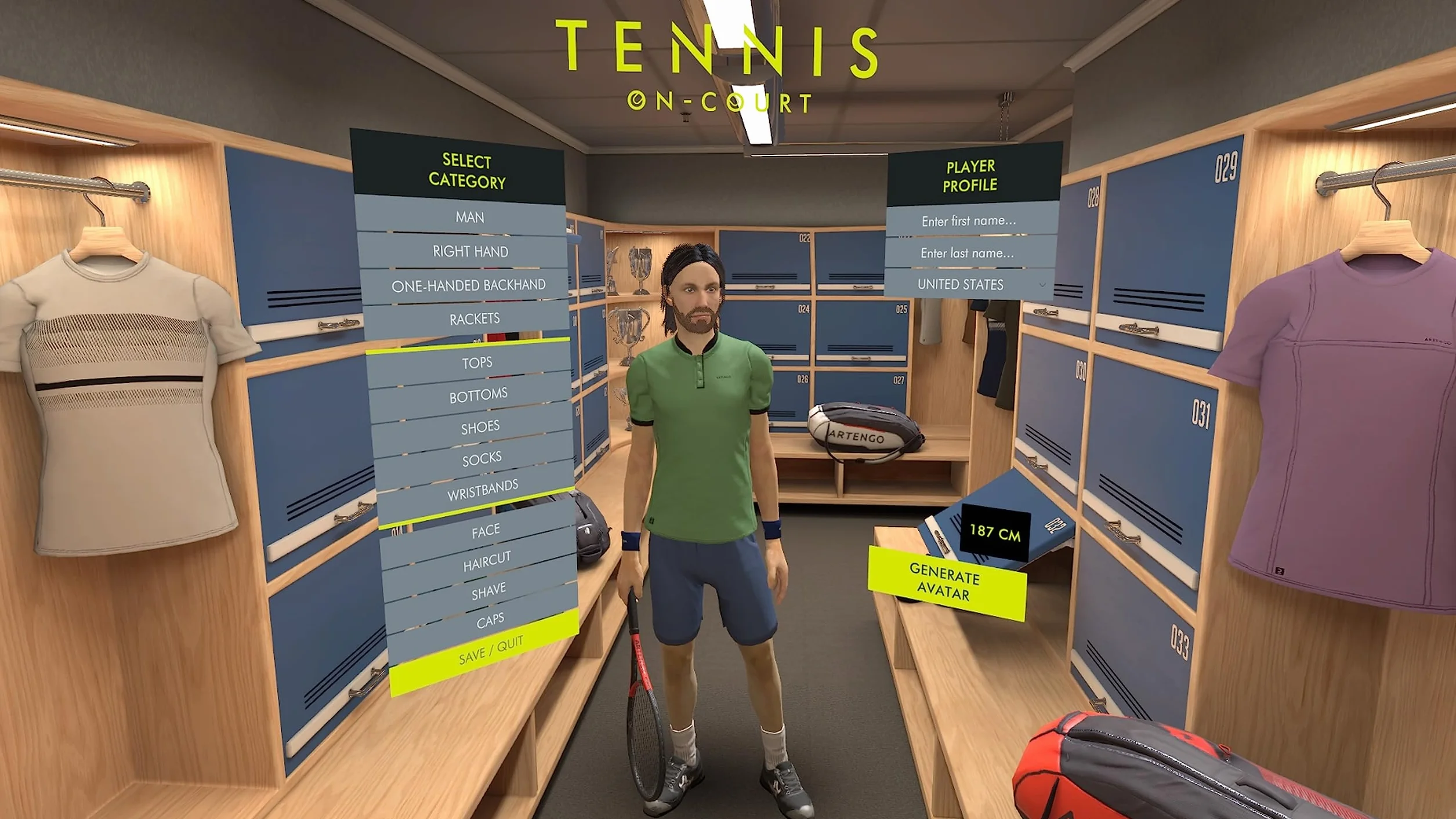Tenis On-Court PSVR2