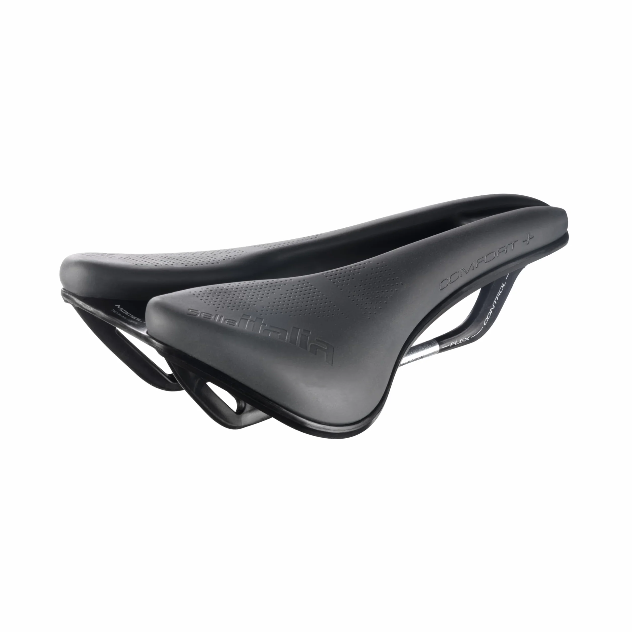 Selle Italia MODEL X Comfort Plus – Siodełko Szosowe 100% Ekologiczne, Dodatkowa Wyściółka, Anatomiczny Otwór, Future Rides Green – Rozmiar L3, Szary