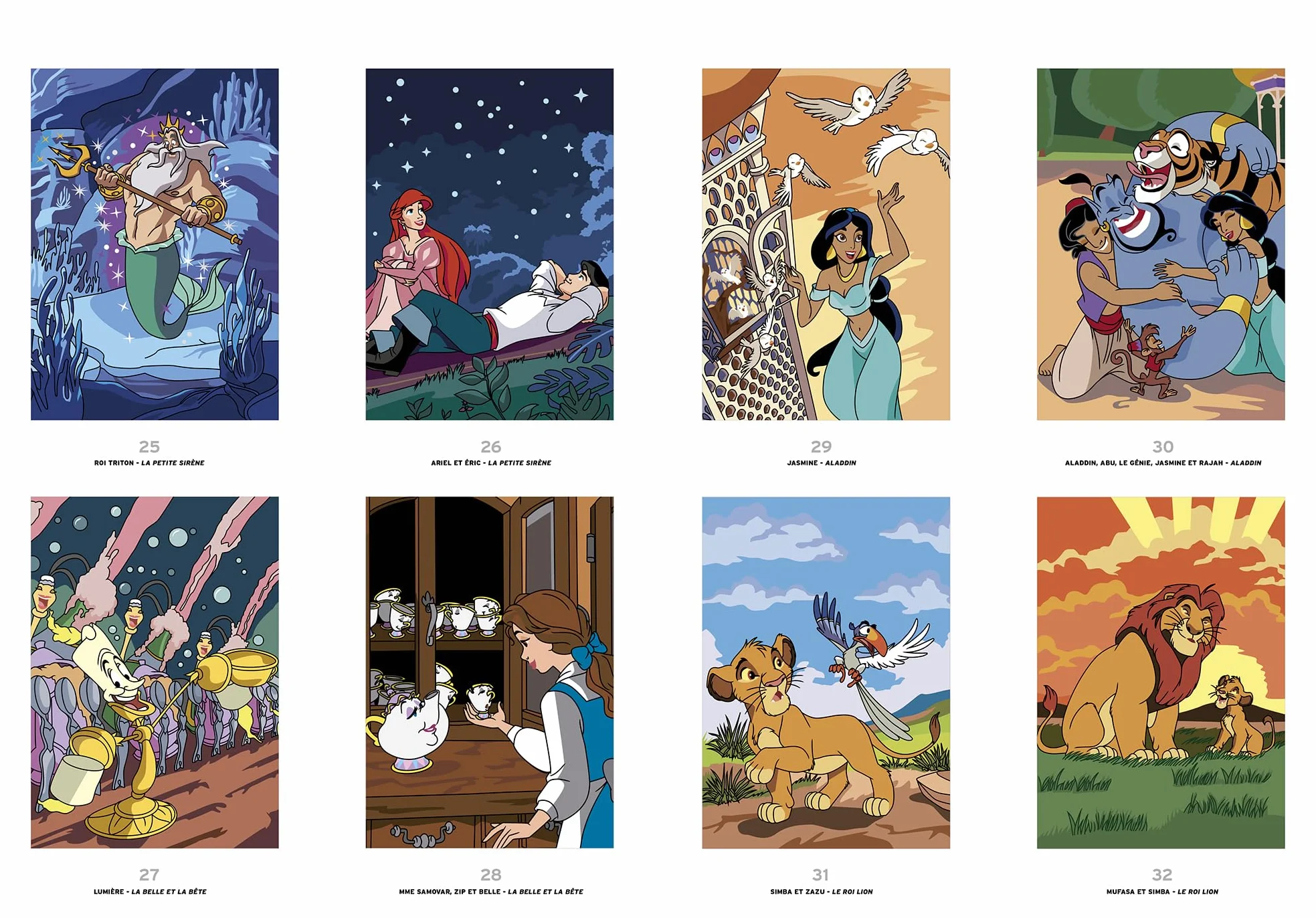 Coloriages au numéro - Grands classiques Tome 2