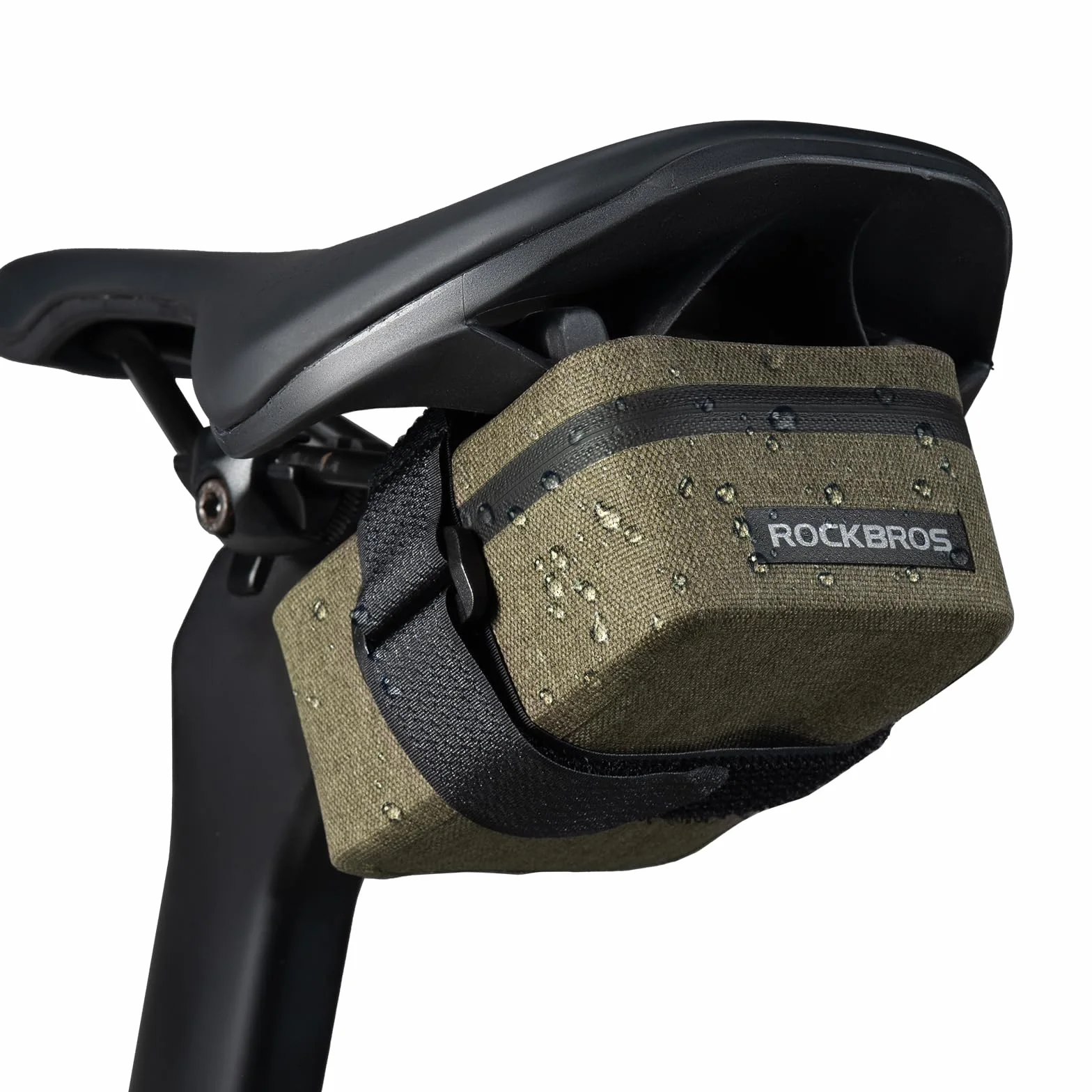 ROCKBROS torba pod siodełko rowerowe Mini, wodoszczelna i lekka torba na siodełko do rowerów szosowych i MTB, kompaktowa i przenośna akcesoria rowerowe