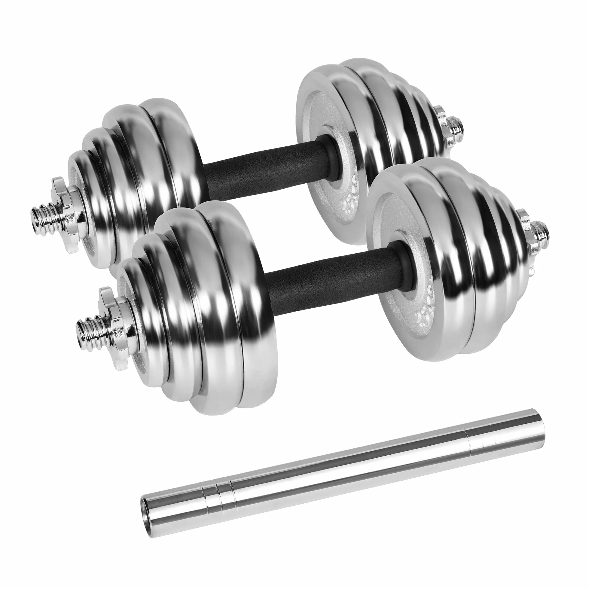 Rebel Electro Hantle Żeliwne Chromowane Zestaw 30kg Regulowane RBA-2326-30