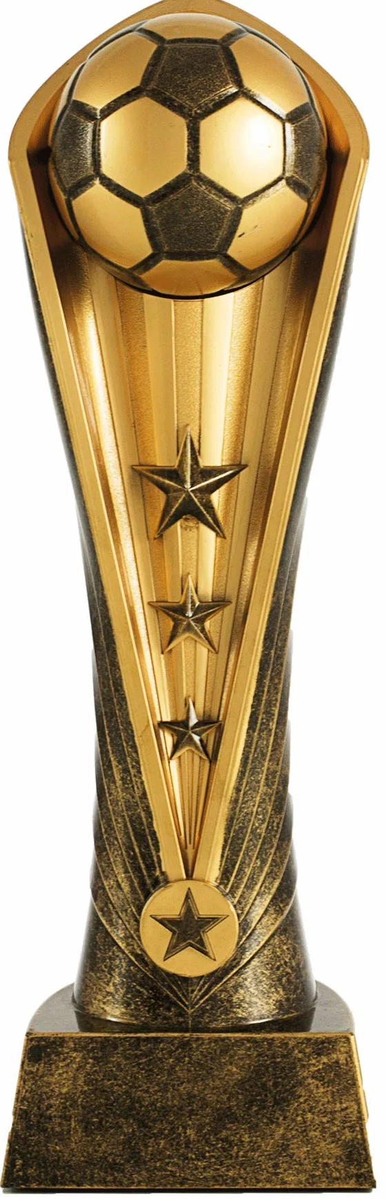 Trofeum Podobne rzeźby Żywica piłka nożna Zdobiony Brąz/Złoty