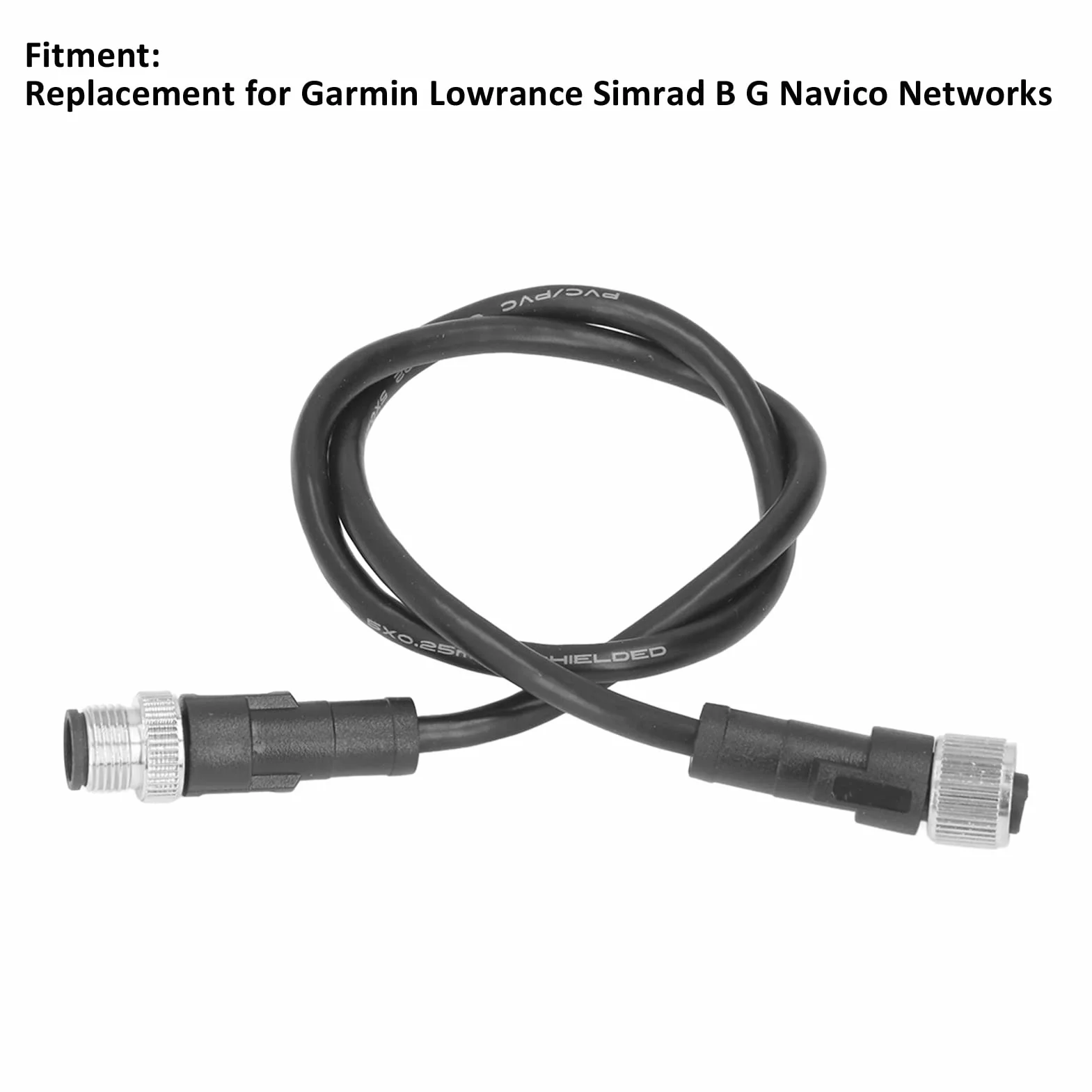 Przedłużacz KIMISS, Kabel Opadowy Szkieletu łodzi do NMEA 2000 Zamiennik dla Garmin Lowrance Simrad B & G Navico Networks(4 metry)