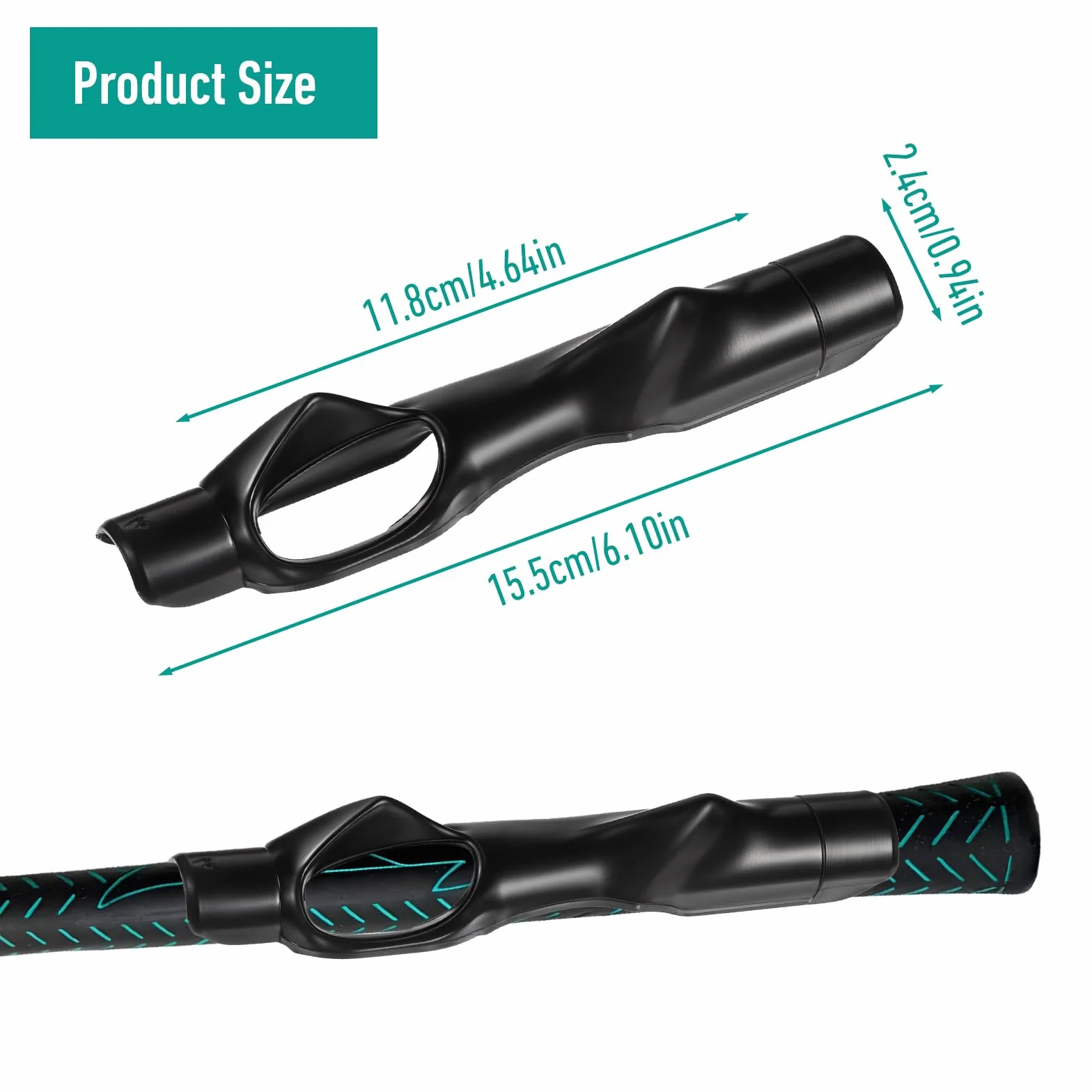 Trener chwytu golfowego, 15 cm pomoc treningowa do gry w golfa praworęczny trener huśtawki golfowej narzędzie do ćwiczeń golfa do ćwiczenia prawidłowej pozycji ręki dla początkujących