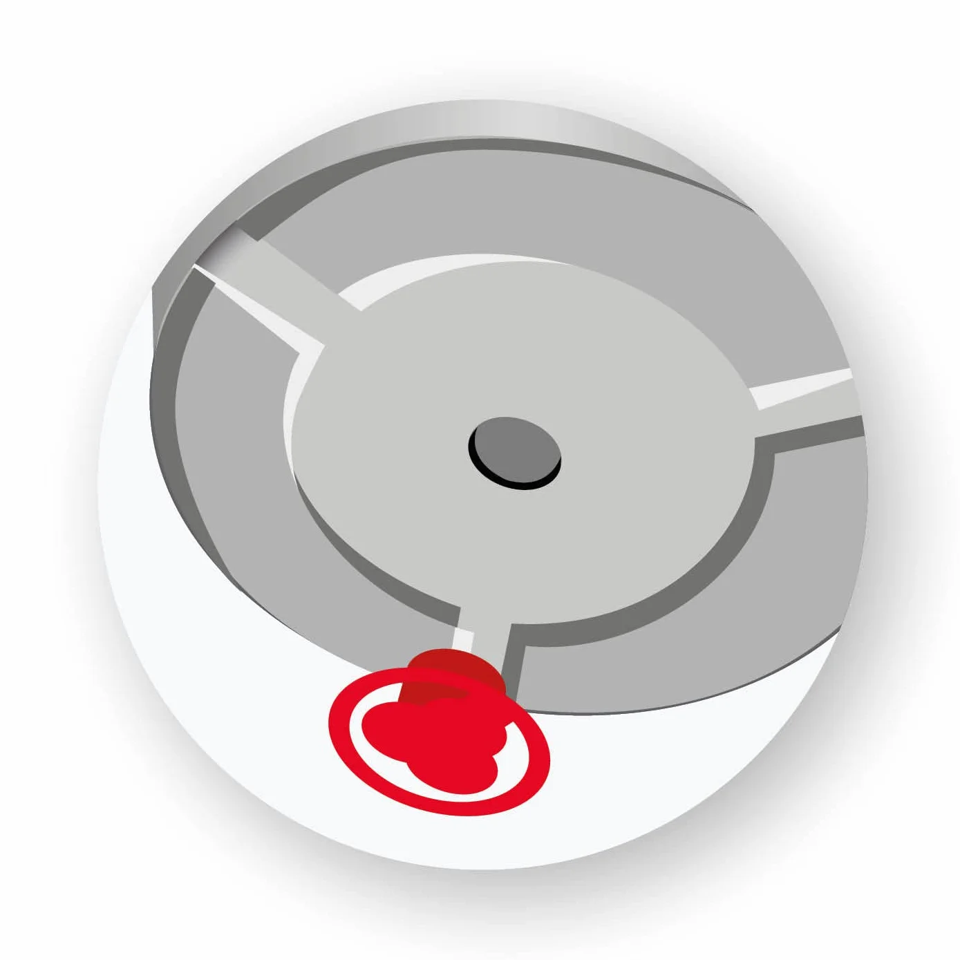 Scheurich Barceo Bowl 40, donica na rośliny/donica na rośliny, okrągła, kolor: Stony Grey, wyprodukowana z tworzywa sztucznego pochodzącego z recyklingu, do użytku na zewnątrz, 18