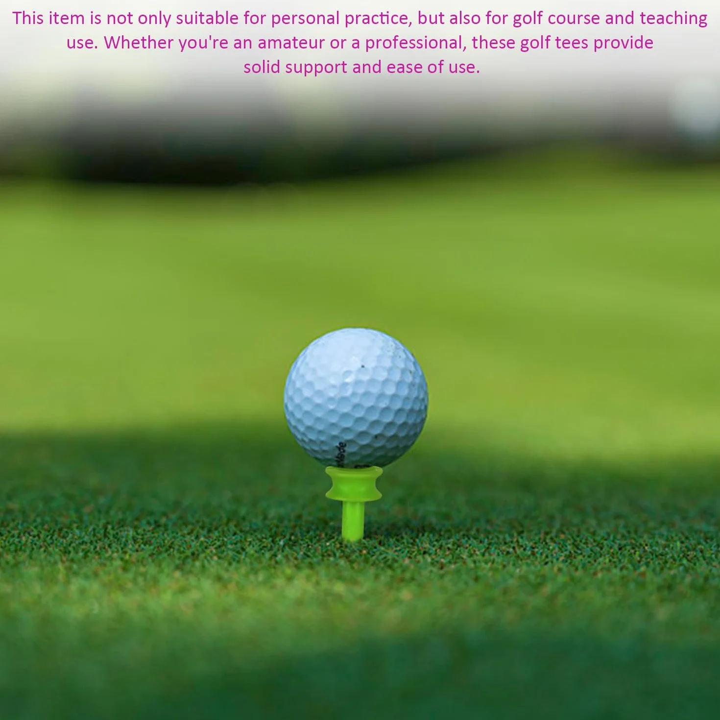 Końcówki golfowe plastikowe 75 sztuk akcesoria treningowe