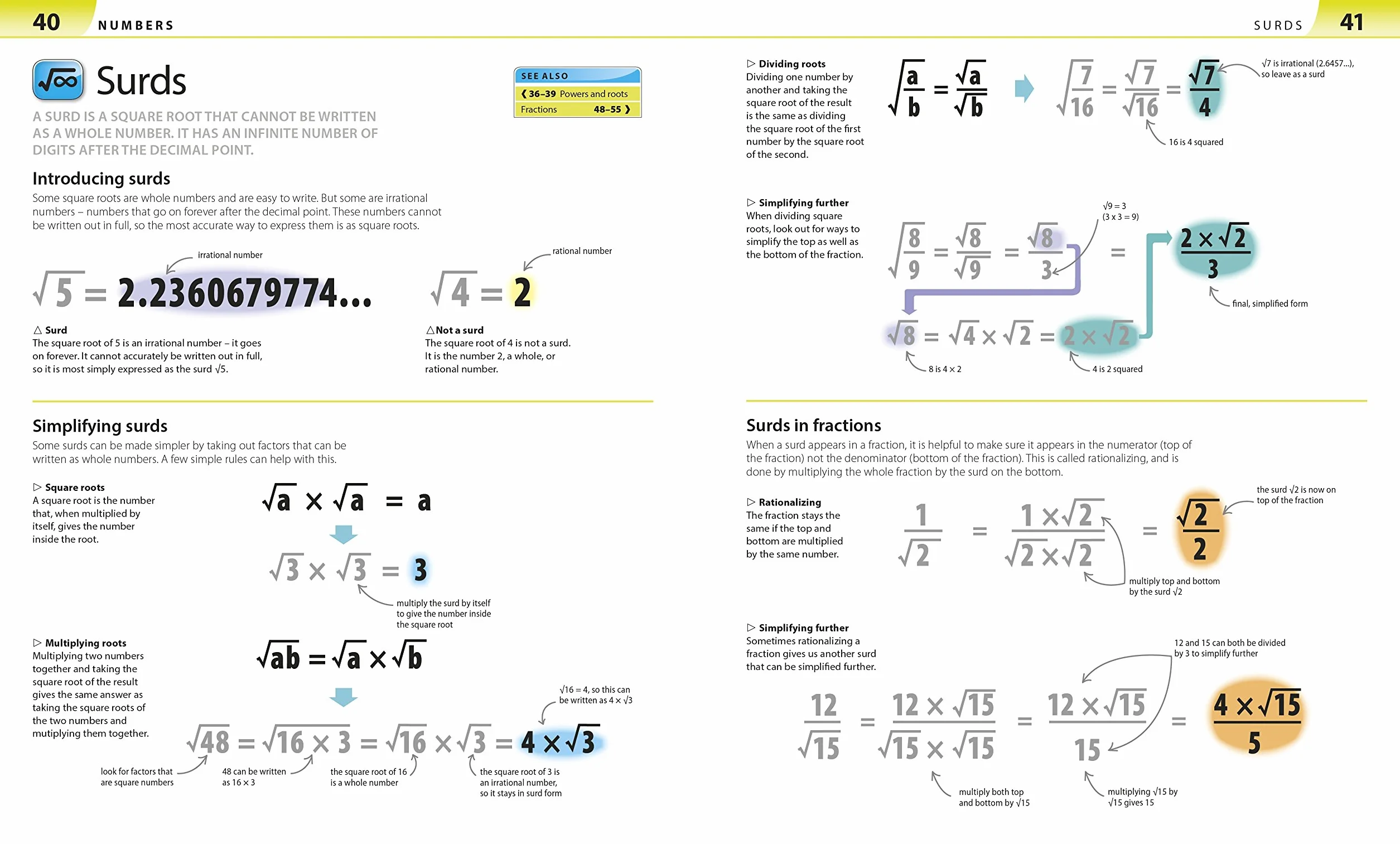 Help Your Kids with Maths: A Unique Step-by-Step Visual Guide, Revision and Reference