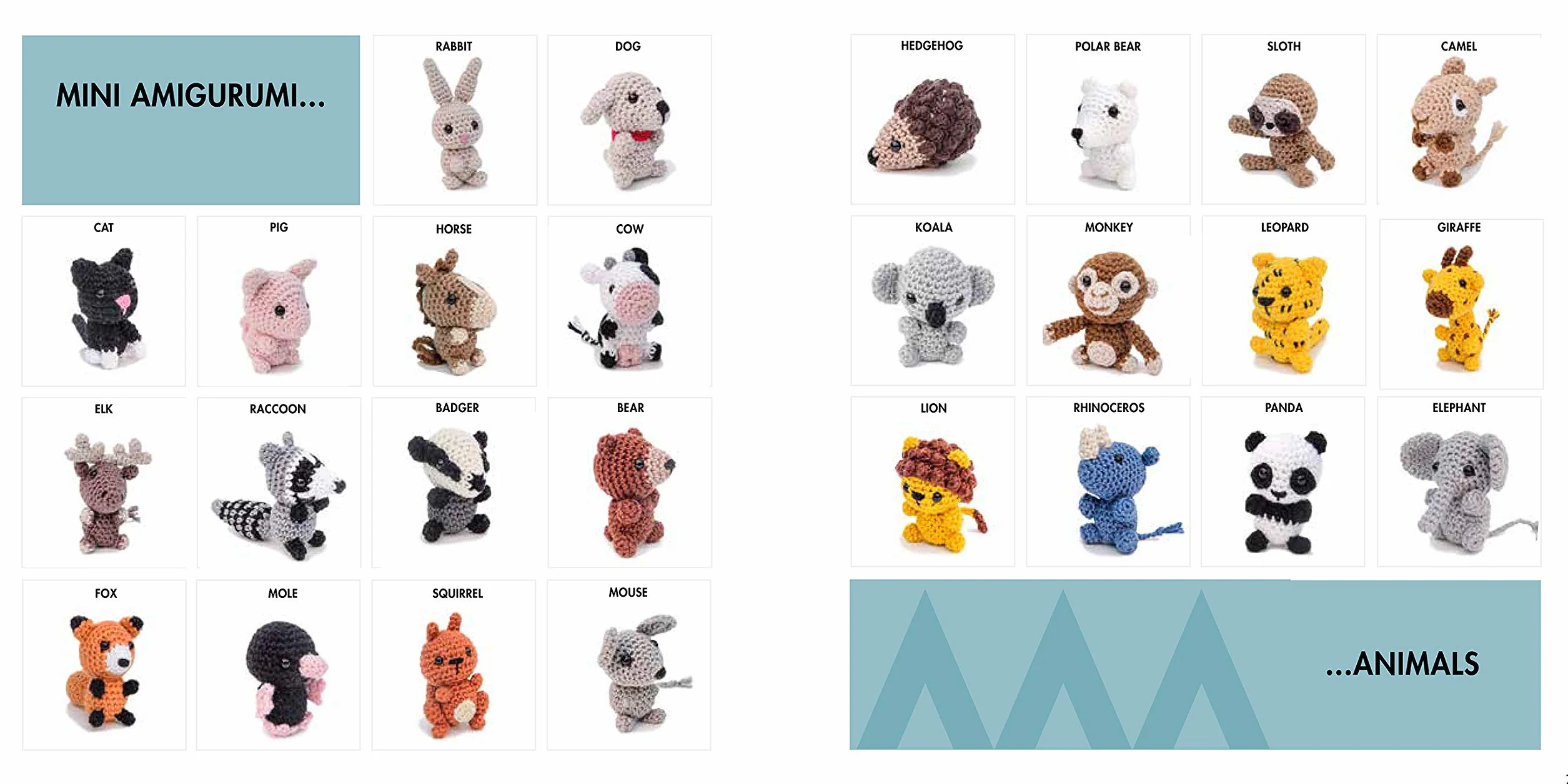 Mini Amigurumi Animals: 26 Tiny Creatures to Crochet