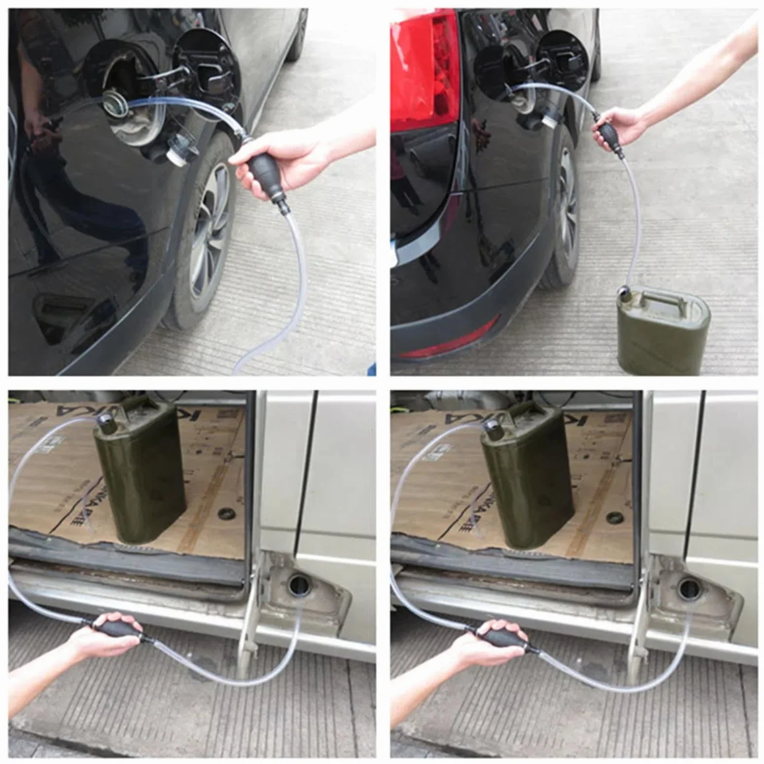 Pompa przewodu paliwowego Gumowy Próżniowy Ręczna pompa zalewowa Marine Boat Akcesoria 6mm