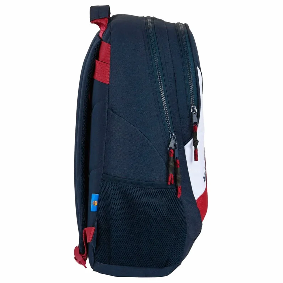 MOCHILA ADAPT.CARRO F.C.BARCELONA "CORPORATIVA", Biały/Granat Niebieski