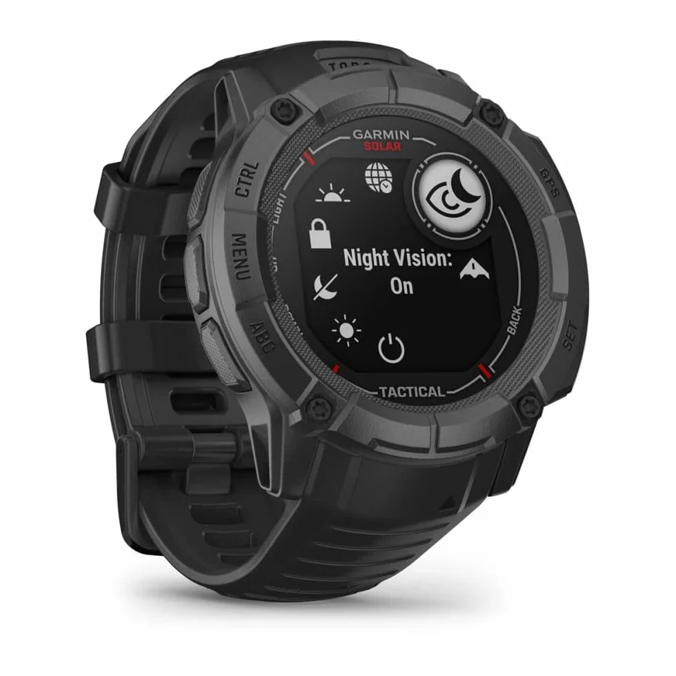 Garmin Instinct 2X Solar Tactical Edition Smartwatch GPS, Czarny, XL