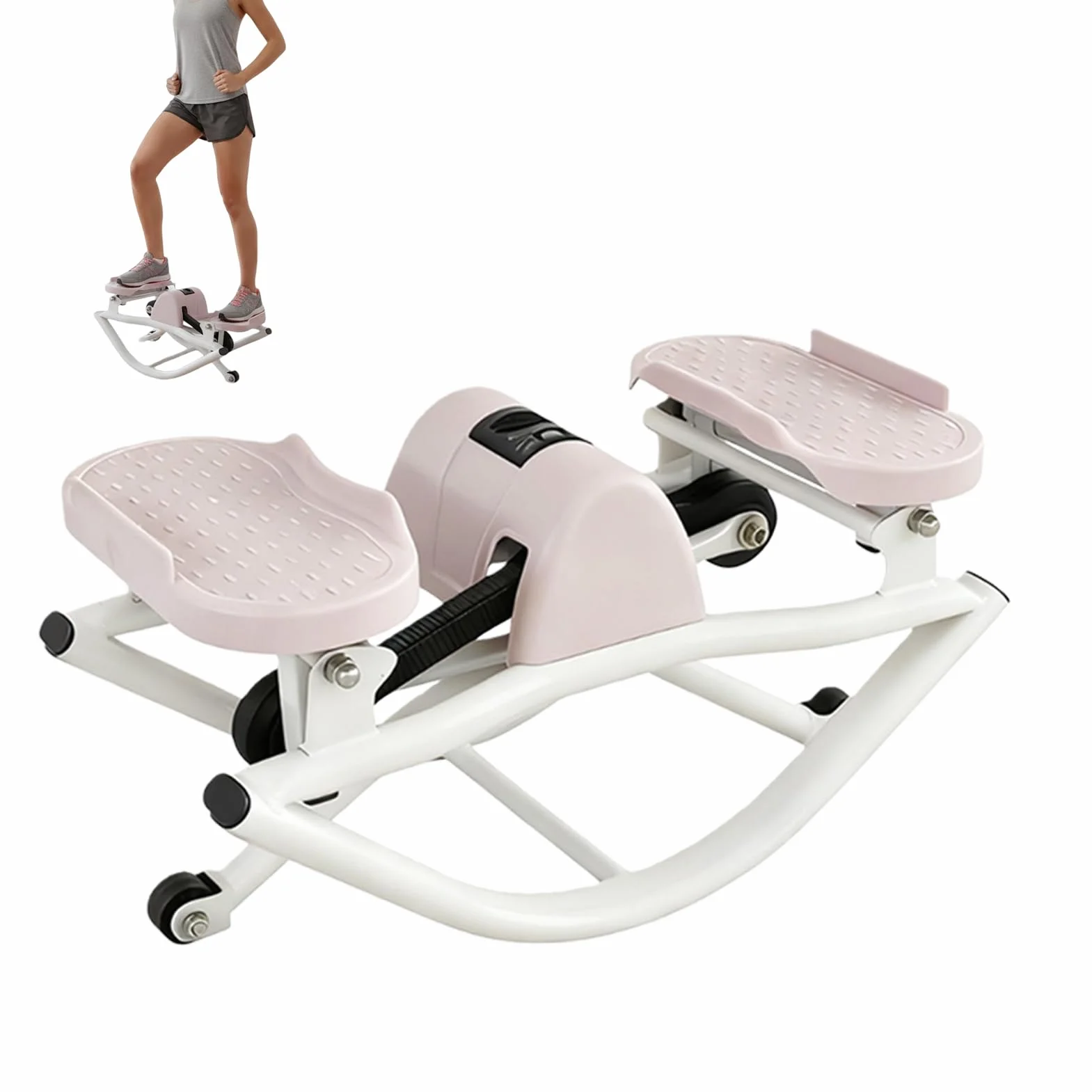 Rock Stepper Side to Side przenośny sprzęt fitness do ćwiczenia równowagi z taśmami oporowymi