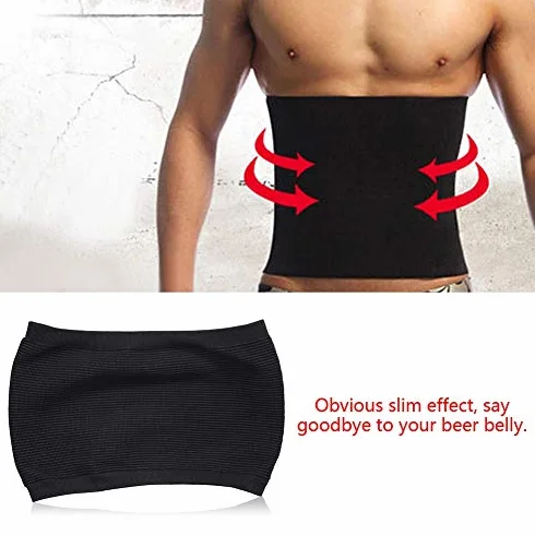 Męski Trymer do Pasa, Body Shaper, Urządzenie do Modelowania Brzucha, Kompresja Brzucha (M)
