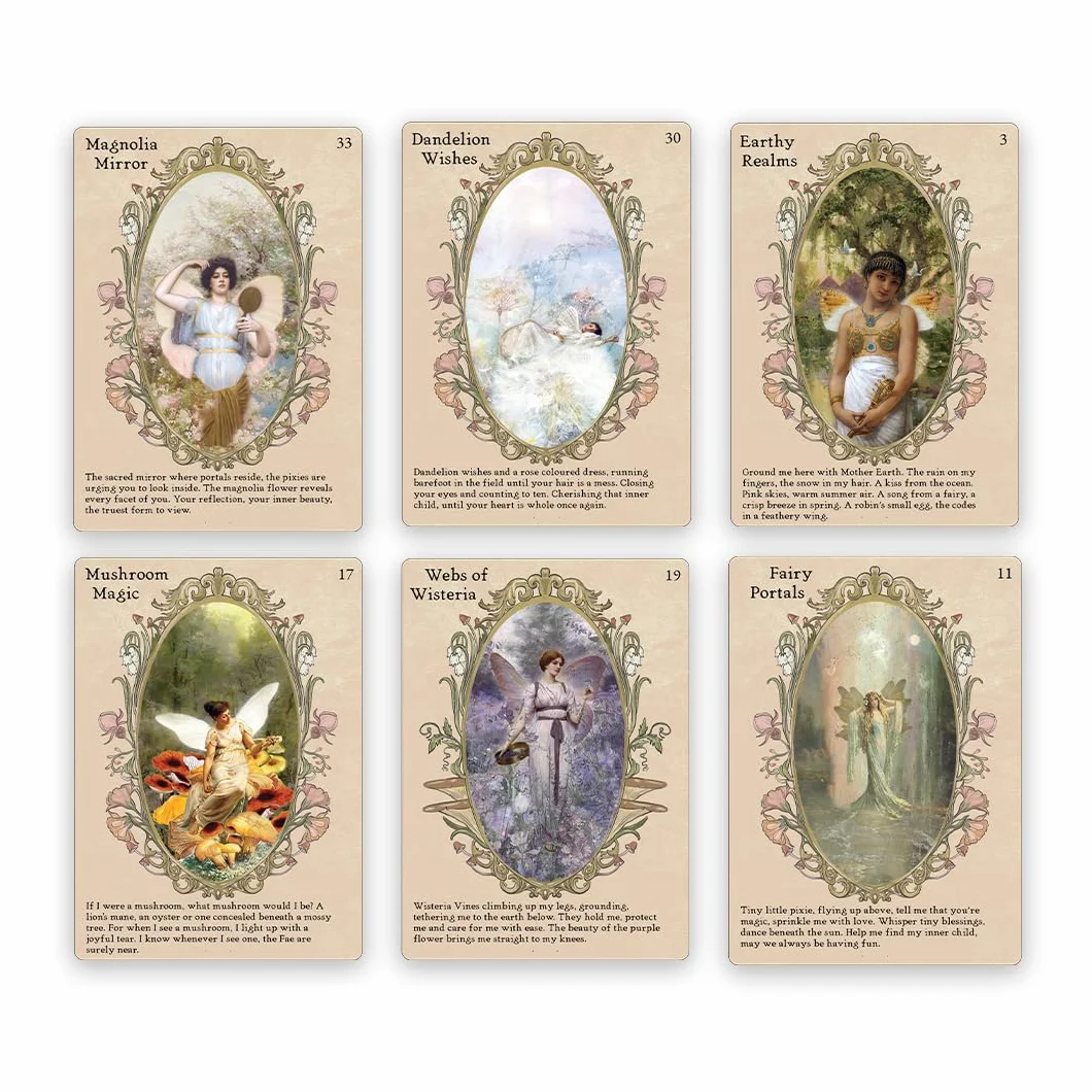 Sisters of the Fae: Explore the portals of the fae and fly into the earthly realms (33 Full-Color Cards and 80-Page Full-Color Guidebook)