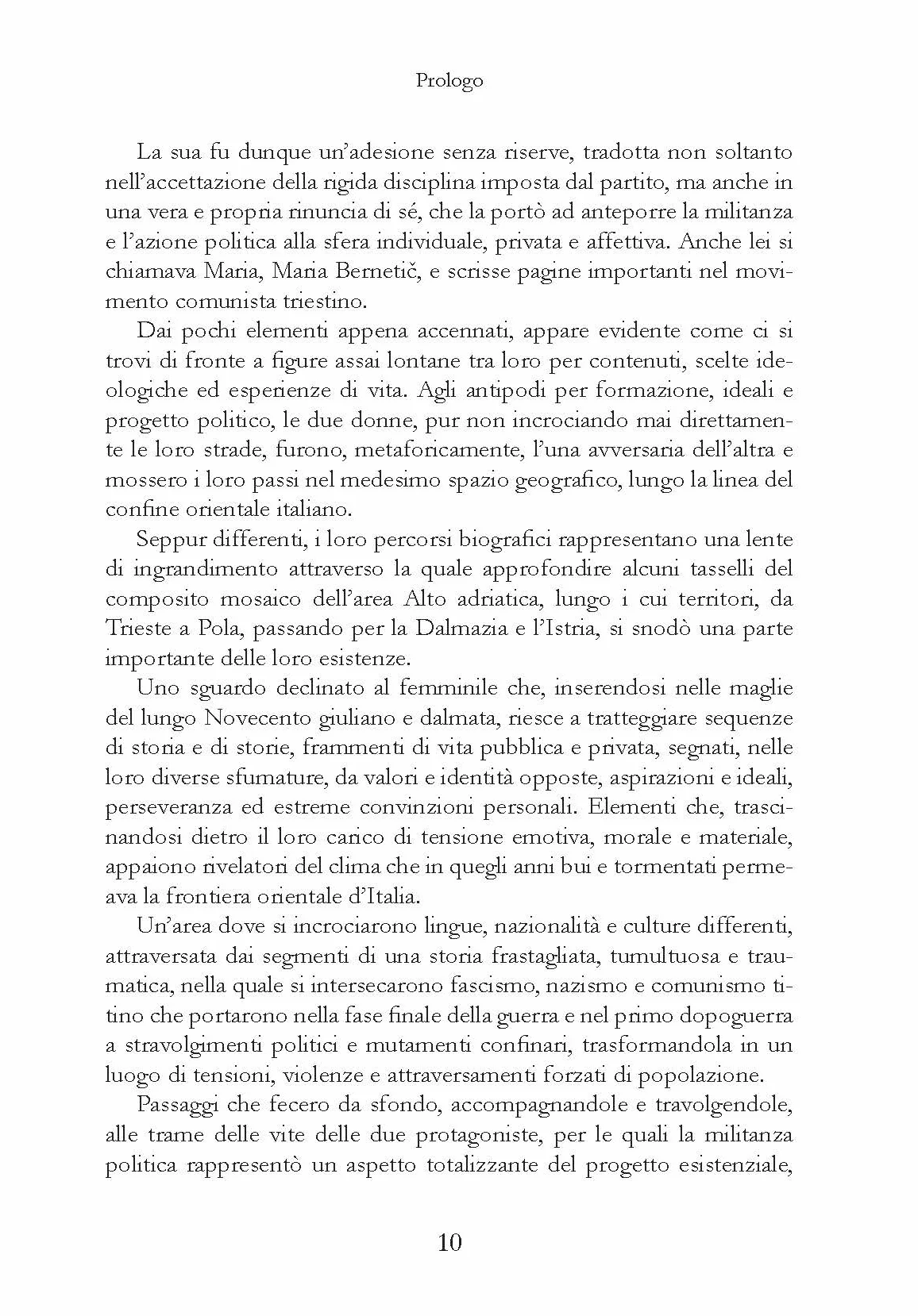 Le due Marie. Vite sulla frontiera orientale d'Italia