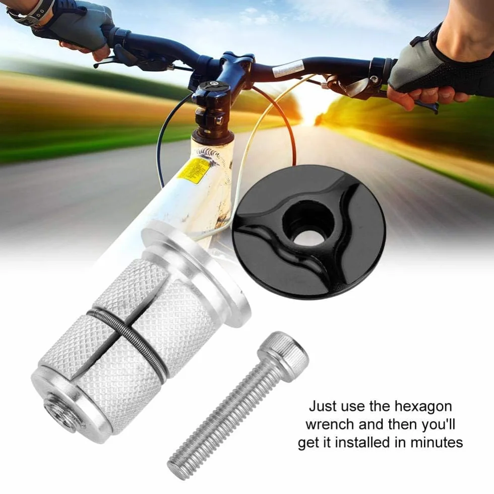Alomejor Rowerowy zestaw słuchawkowy ze stopu aluminium 1 cal 24,5 mm 1,25 cala 28,6 mm
