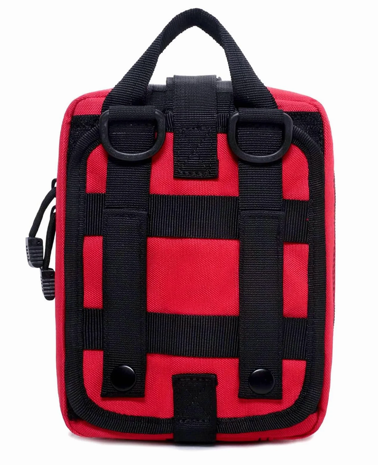 TANSOLE Taktische Erste Hilfe Tasche Molle Leer EDC Pouch für Outdoor Survival Camping Rot