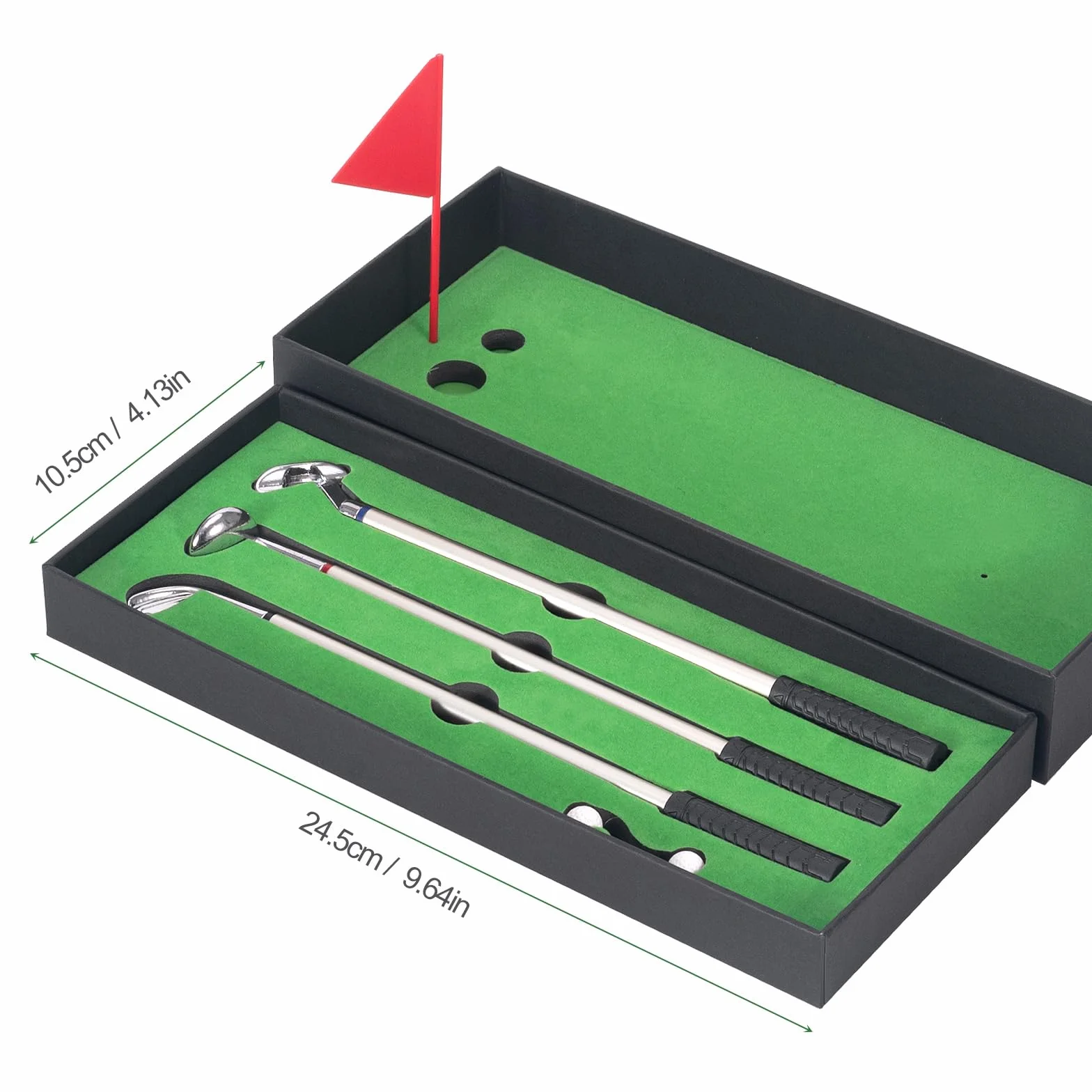 Prezenty golfowe dla mężczyzn zestaw 3 długopisy z klubami golfowymi mini golf