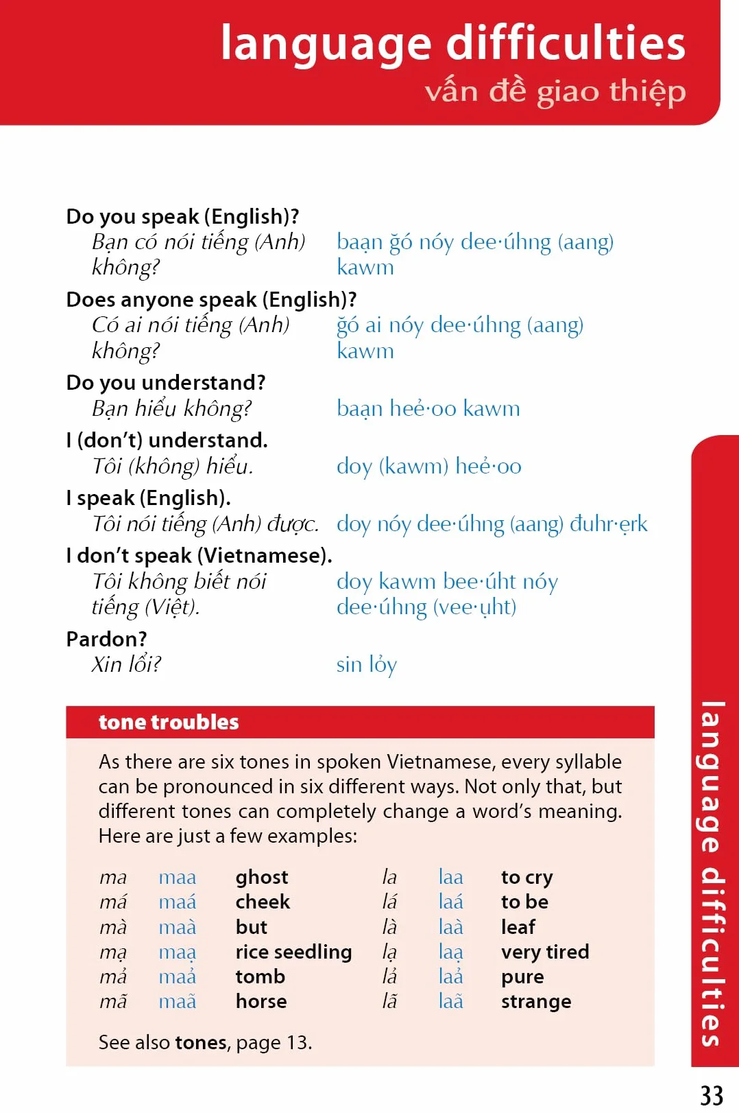Vietnamese Phrasebook & Dictionary 9ed -anglais-