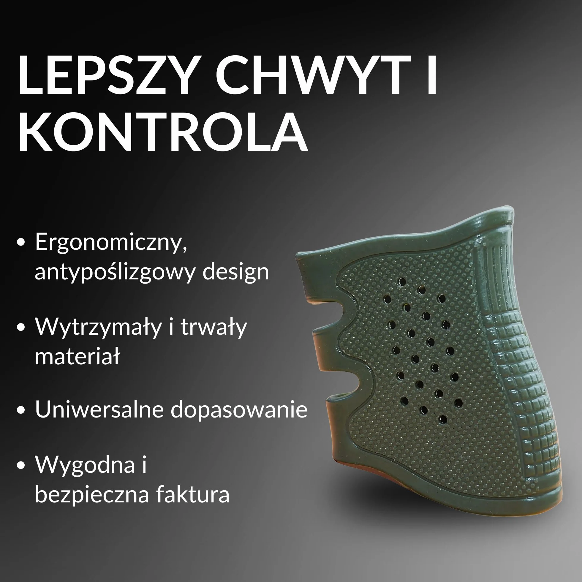 Gumowa Osłona Chwytu Airsoft Silikonowy Grip Antypoślizgowy do Pistoletu i Karabinu