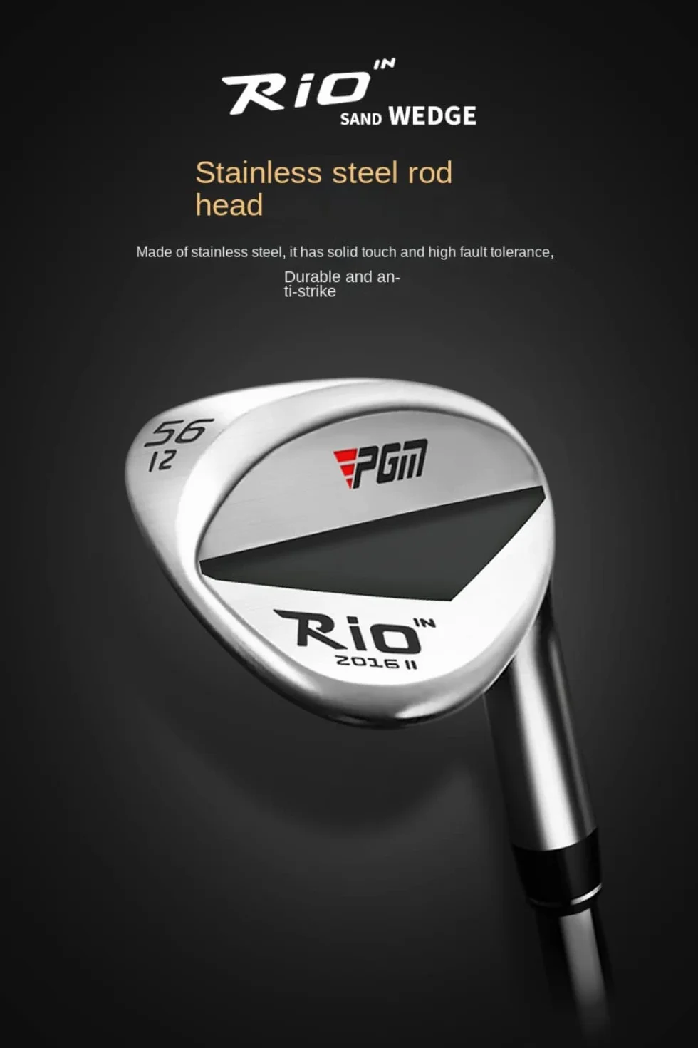 Kliny golfowe 52/56/60 stopni Wide Bottom Sand Wedge dla kobiet i mężczyzn