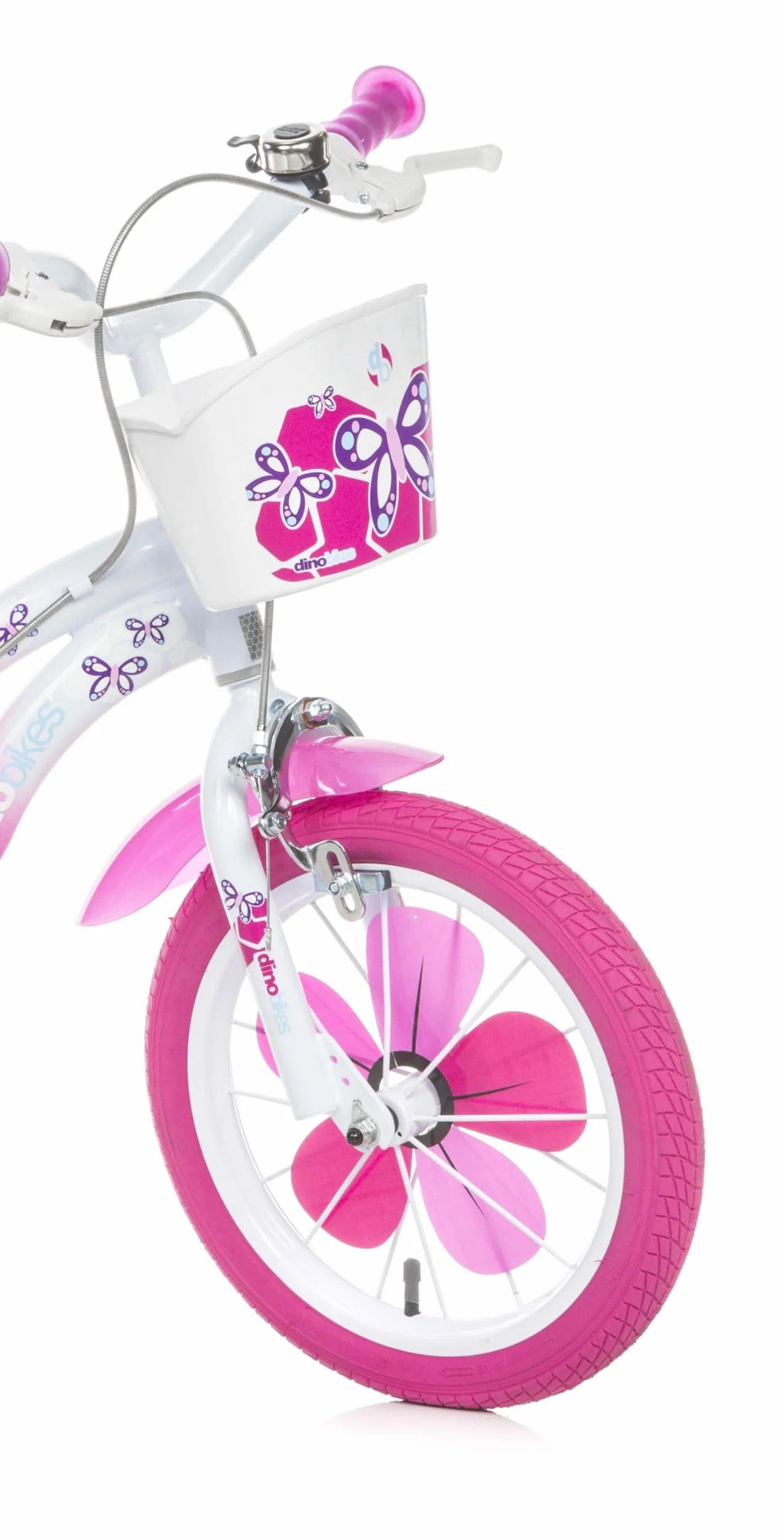 DINO BIKES FLAPPY rower dziecięcy 16" odpowiedni dla dzieci o wzroście od 107 do 125 cm, numer art. 516 – 02