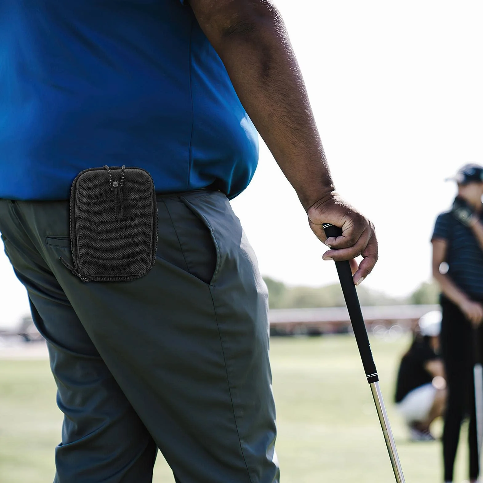 Pokrowiec na dalmierz golfowy, twarda obudowa z pianki EVA do dalmierza golfowego | Lekki dalmierz golfowy z klipsem do paska na dalmierze