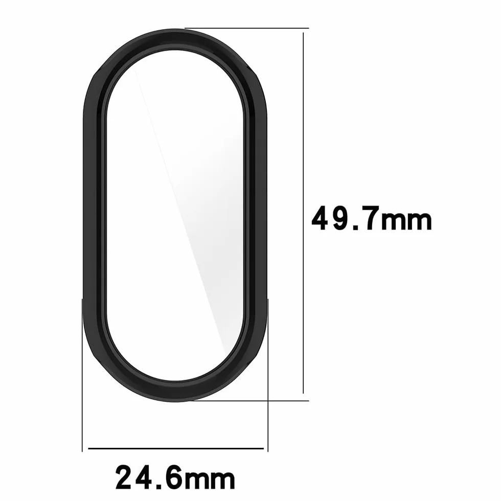 Etui ochronne Xiaomi Smart Band 10 TPU silikonowe odporne na zarysowania