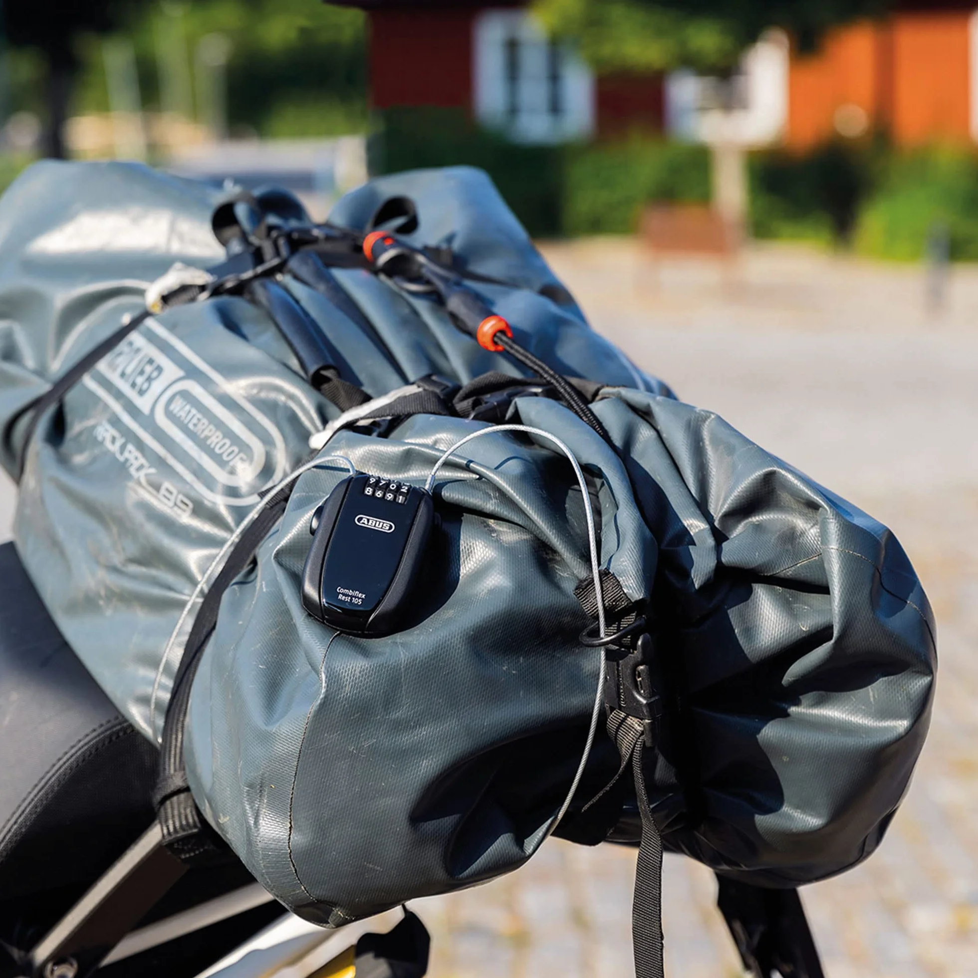 ABUS Combiflex Trip 65 zapięcie linkowe 65 cm 3 mm niebieski z kodem numerycznym