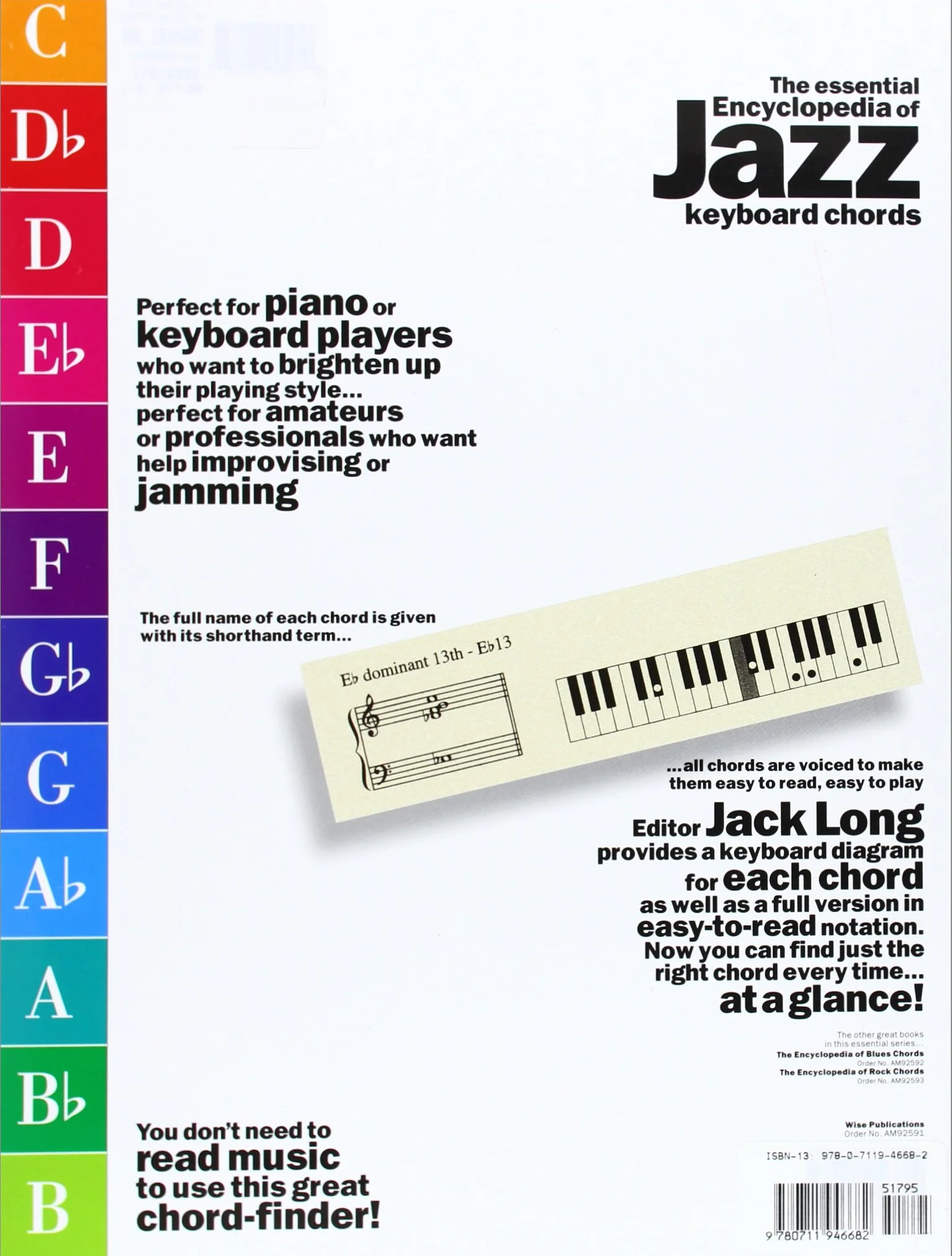 The encyclopaedia of jazz chords: Essential for Piano & Keyboard Players