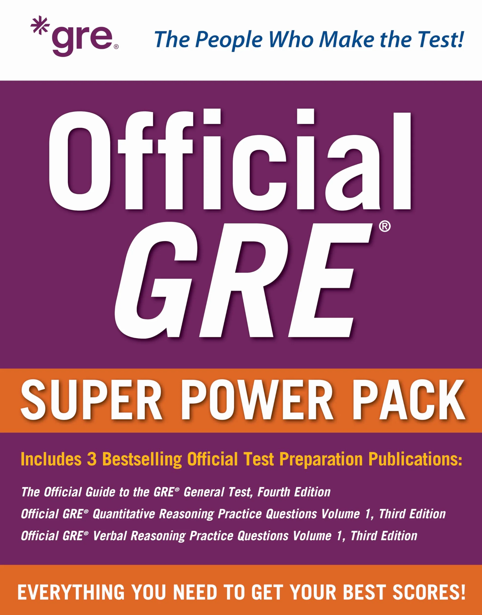 Official GRE Super Power Pack, Third Edition: Official GRE® Verbal Reasoning Practice Questions, Volume 1, Third Edition / Official GRE® ... Guide to the GRE General Test, 4th Edition
