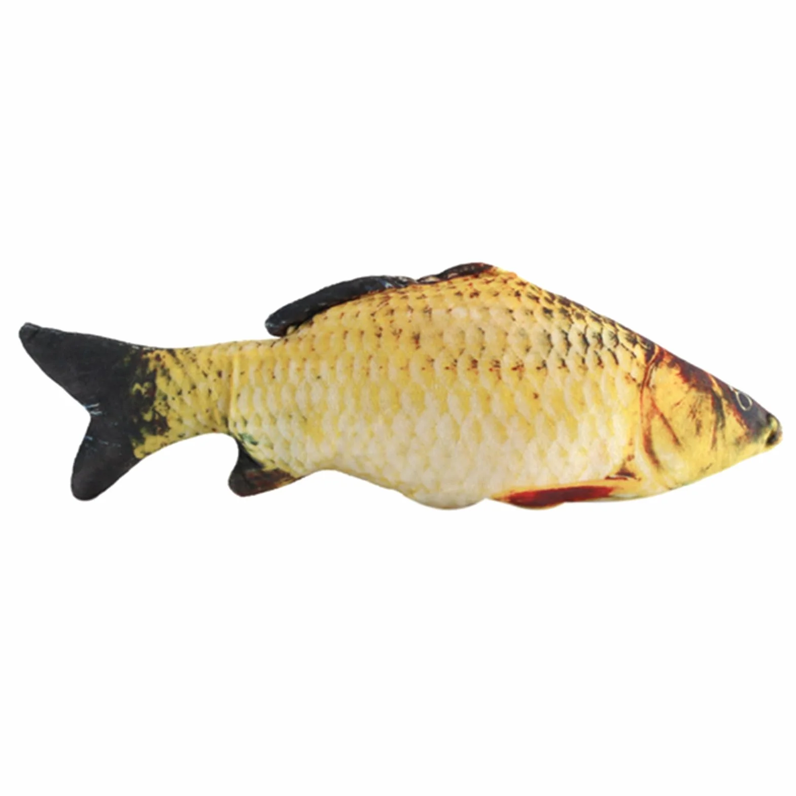 Poduszka w Kształcie Ryby Ponadgabarytowa Kreatywna 3D Karp Imitująca Poduszka Dekoracyjna dla Dzieci na Sofę do Domu 40cm Plusz Bawełna PP