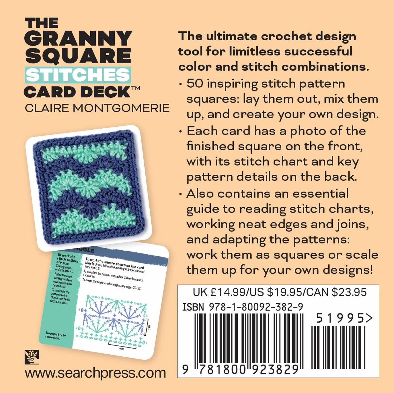 The Granny Square Stitches Card Deck™: 50 Mix and Match Designs