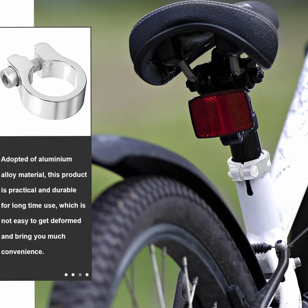 Zacisk do rury rowerowej 31,8 mm 2 szt. zapięcie na sztycę rowerową MTB szosowy