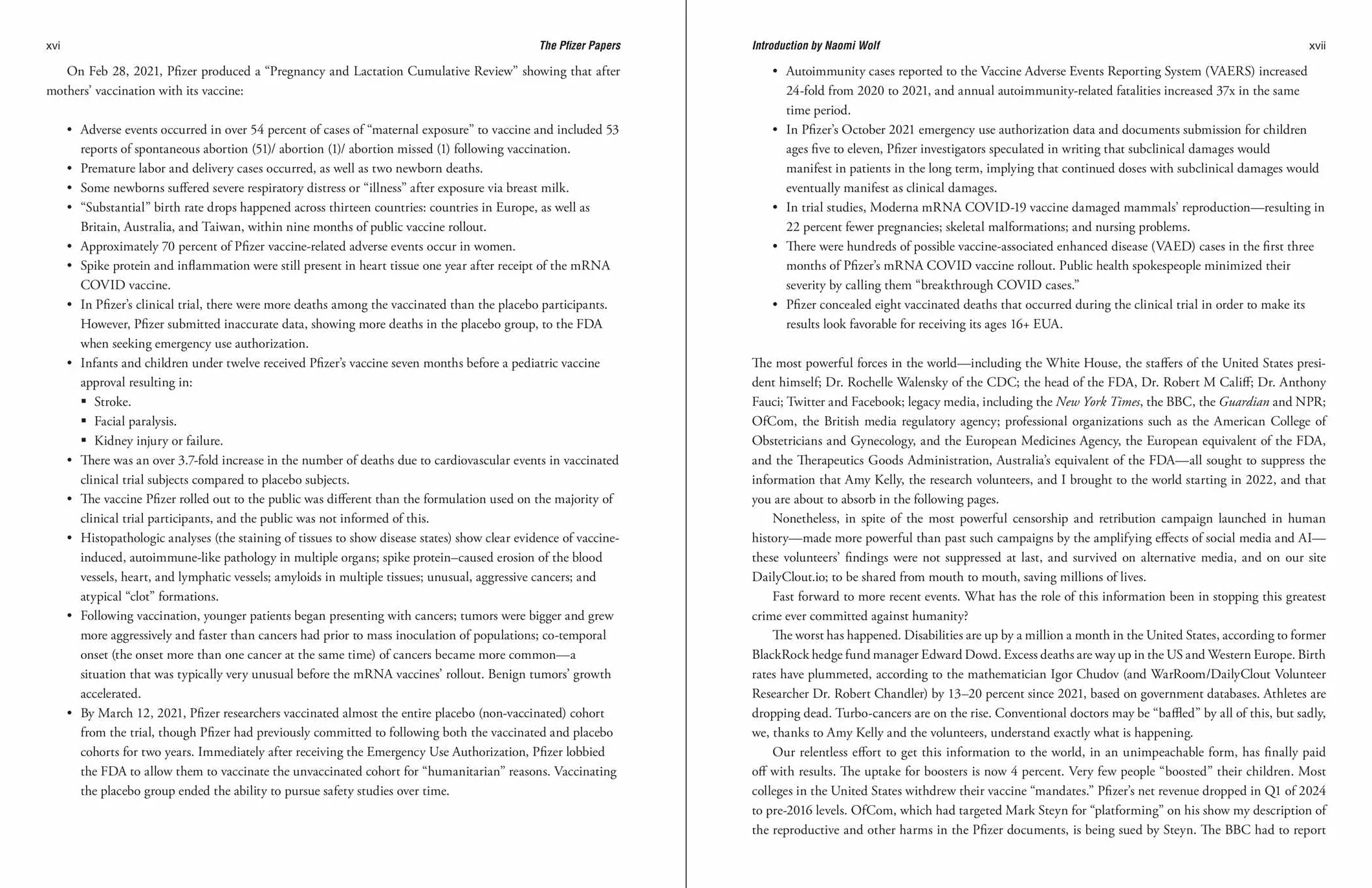 The Pfizer Papers: Pfizer's Crimes Against Humanity