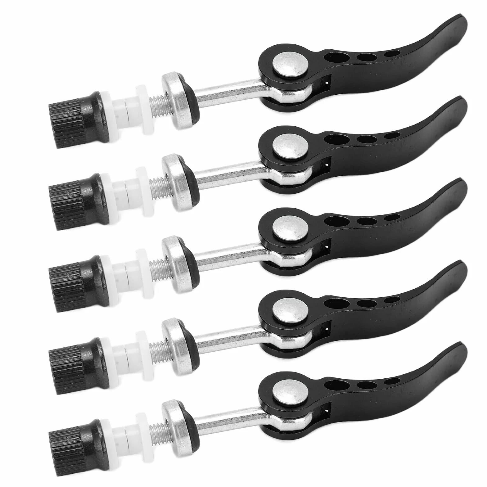 Zacisk Sztycy Rowerowej, 5 Szt. Zaciski Sztycy ze Stopu Aluminium Quick Release Zacisk do Rur Rowerowych Ostre Koło do Rowerów Szosowych MTB