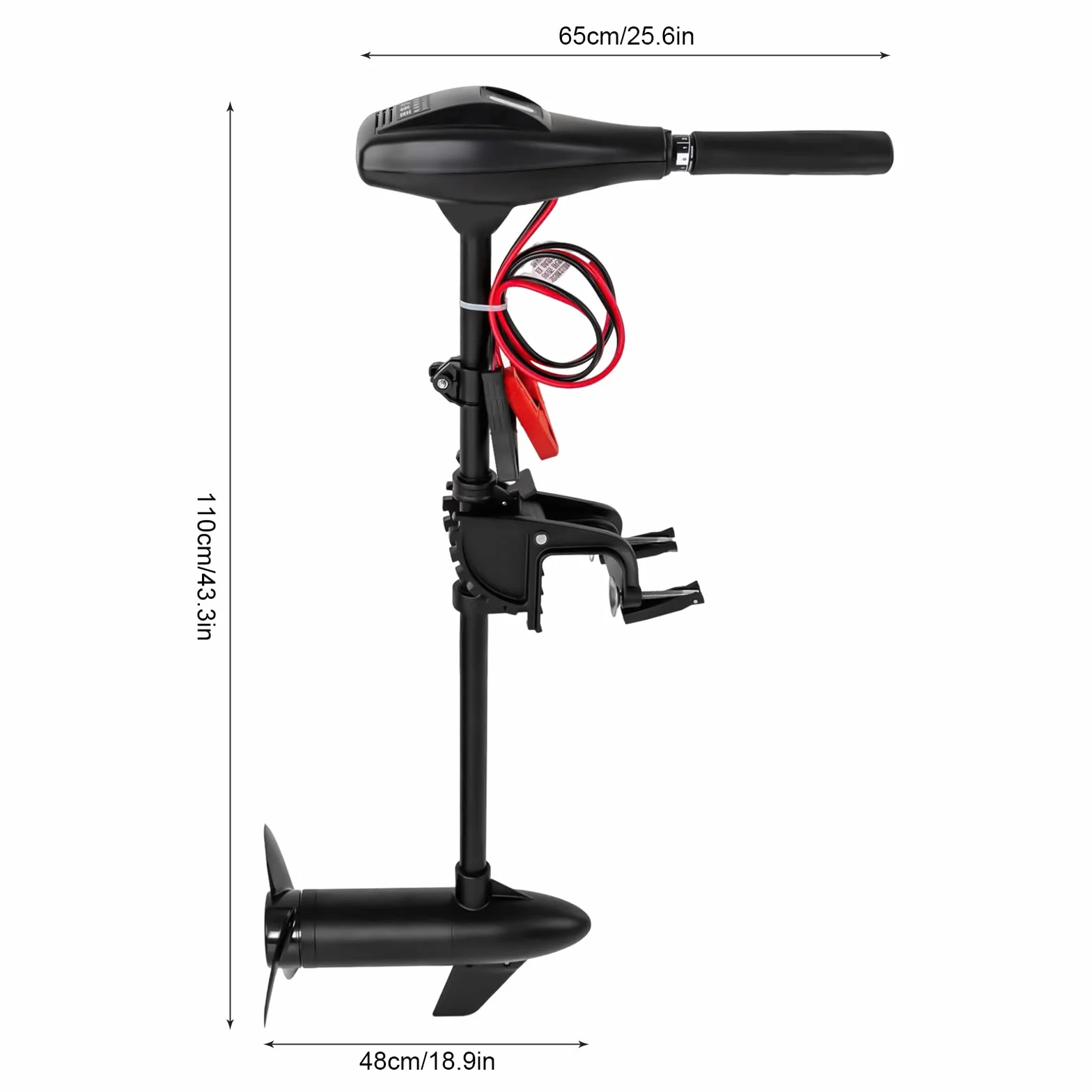 silnik elektryczny 12 V, 300 kg, 1700 obr./min, z biegiem do przodu i tyłu, wskaźnik LED F5-R2 do łodzi, pontonów, kajaków