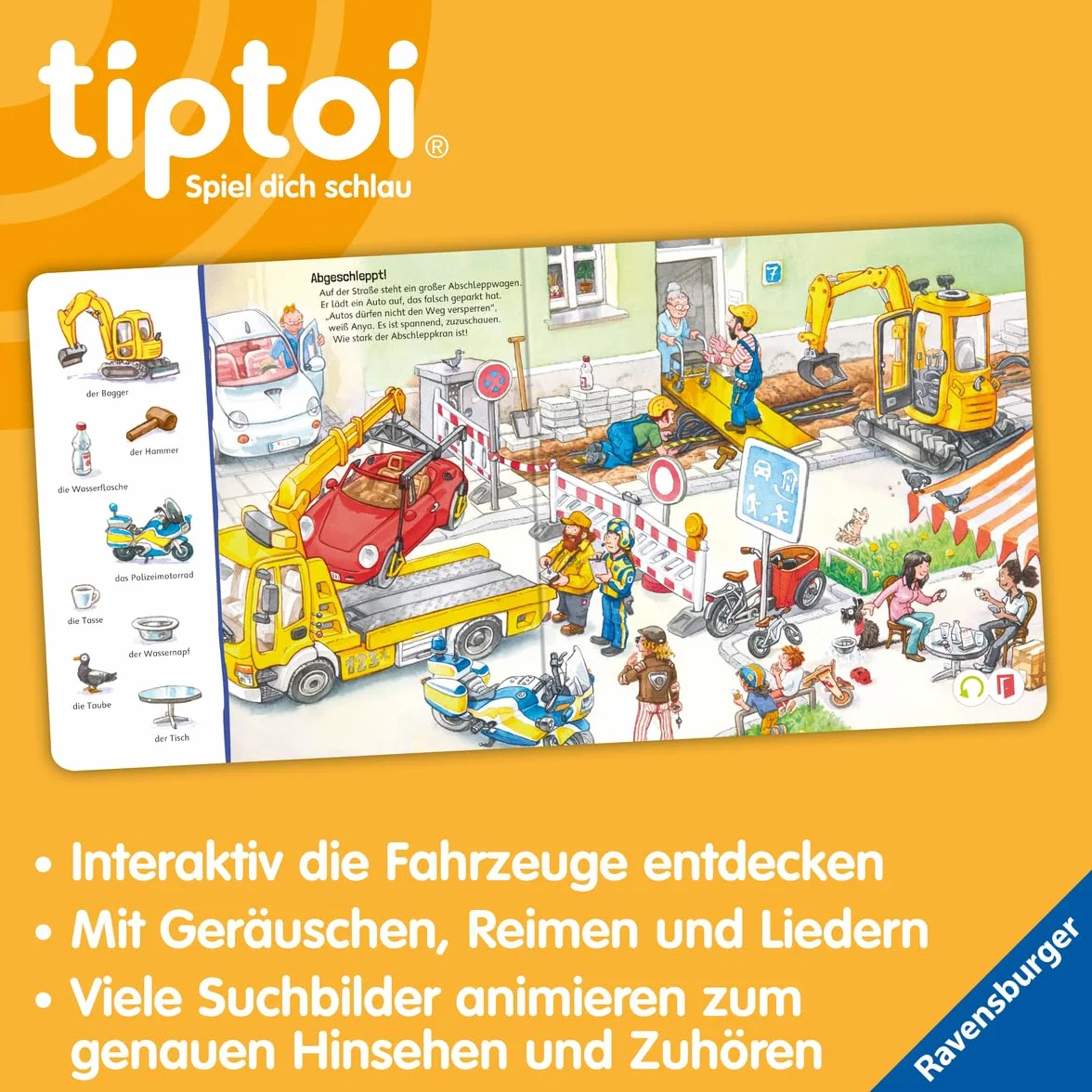 tiptoi® Suchen und Entdecken - Fahrzeuge