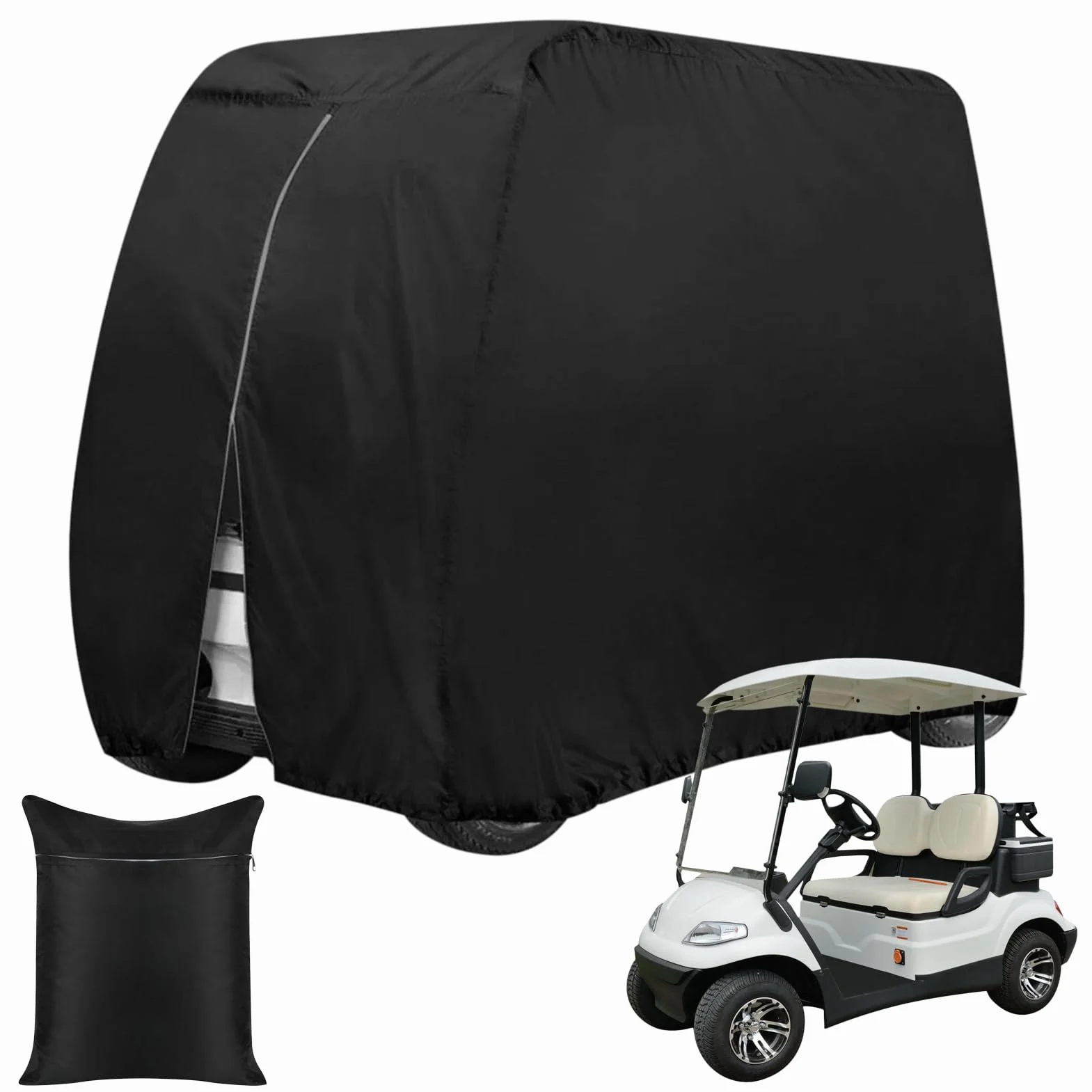 Pokrowiec na wózek golfowy 4-osobowy Oxford 420D wodoodporny Club Car EZGO