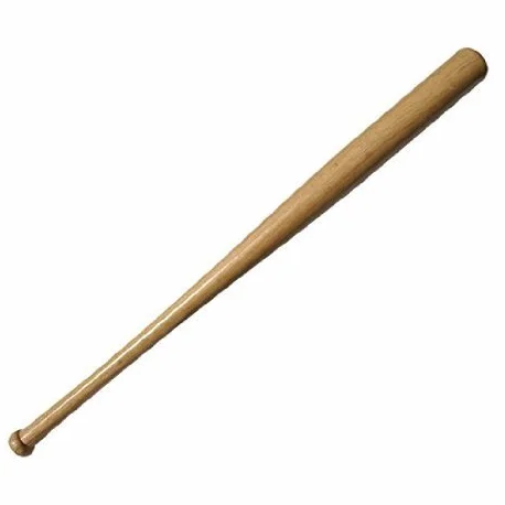 G8DS® Kij baseballowy z drewna lub aluminium (drewno (86 cm)