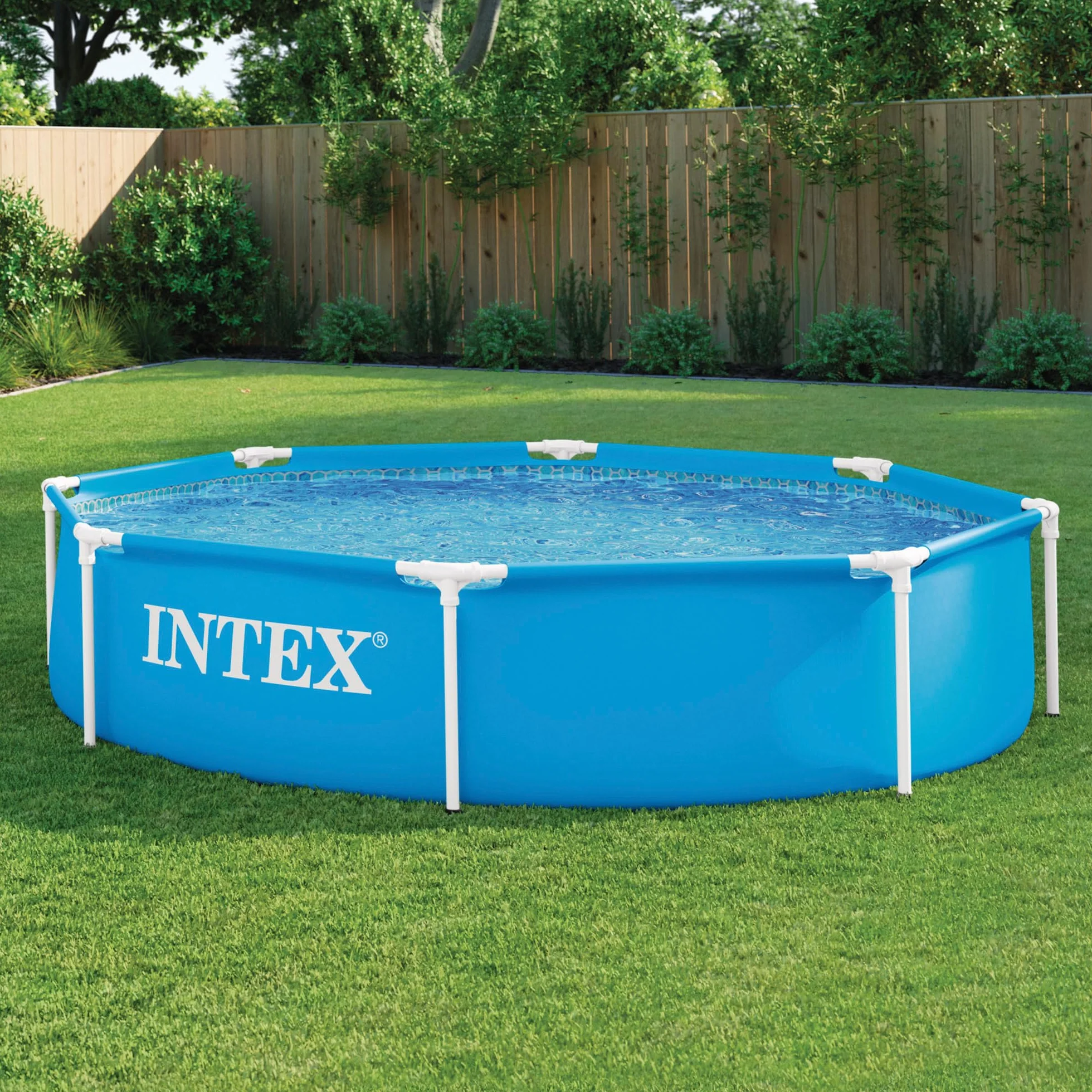 Intex Frame Basen Stelażowy, Niebieski, 244 x 244 x 51 cm