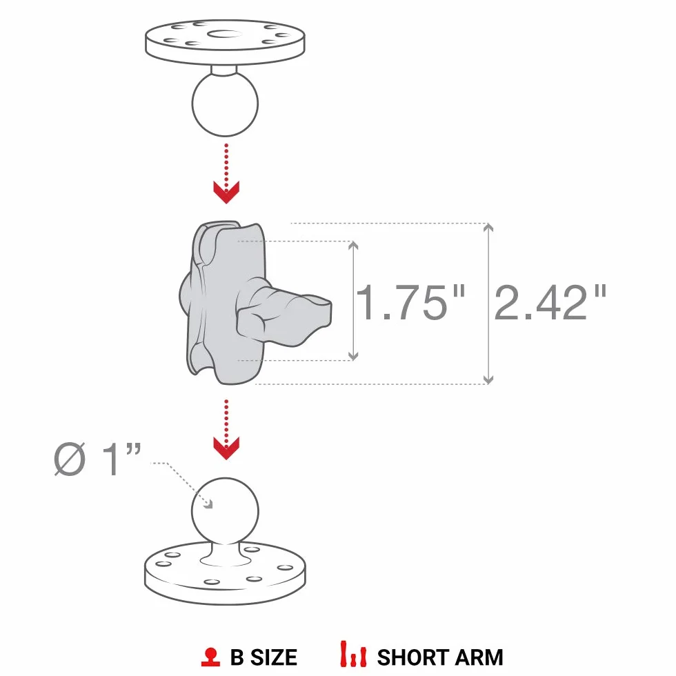 RAM-MOUNT RAP-B-201U-A