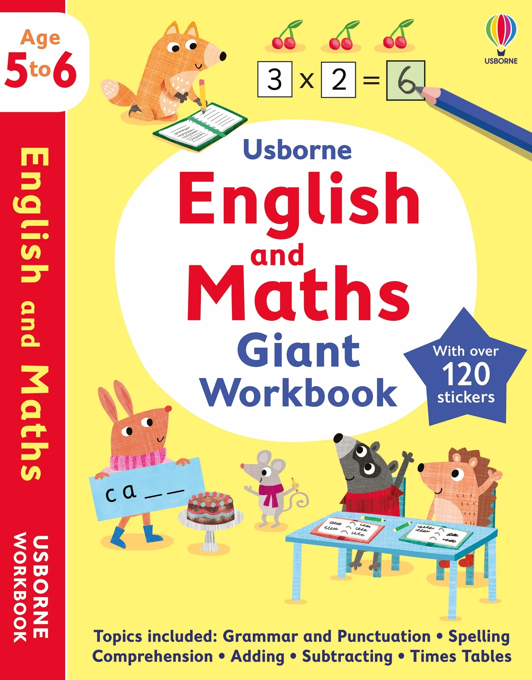 Usborne English and Maths Giant Workbook 5-6 (Usborne Workbooks)