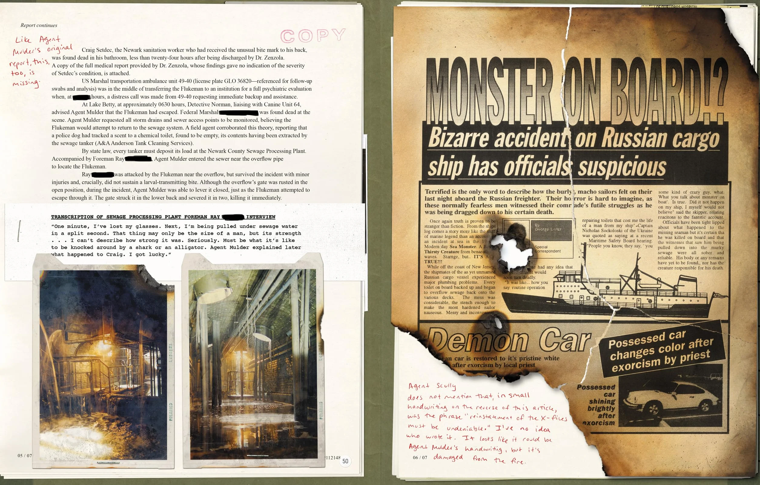 The X-Files: the official archives: Cryptids, Biological Anomalies, and Parapsychic Phenomena